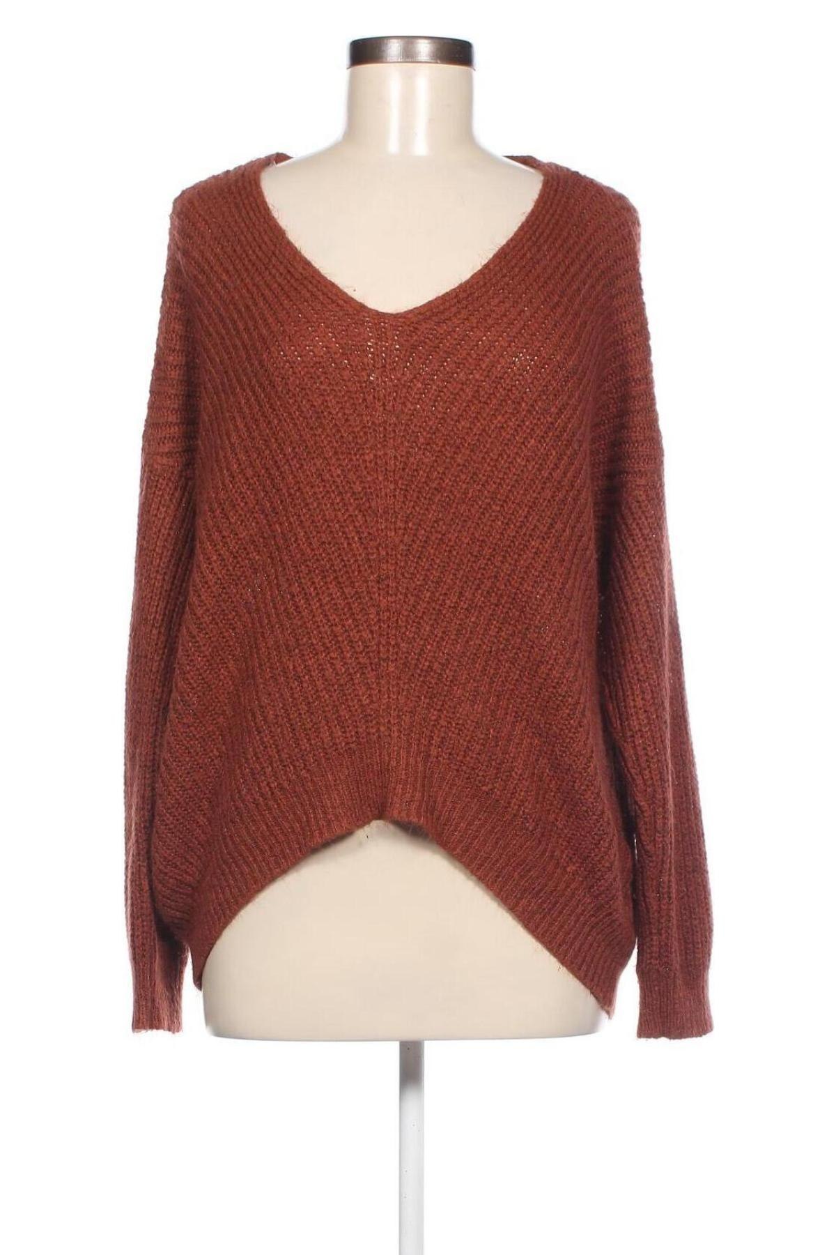 Γυναικείο πουλόβερ Jdy, Μέγεθος XL, Χρώμα Καφέ, Τιμή 7,18 €