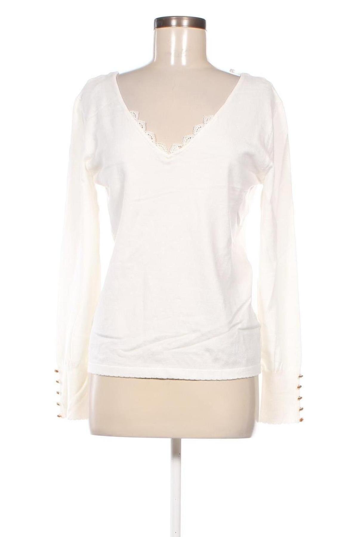 Γυναικείο πουλόβερ Jessi, Μέγεθος M, Χρώμα Λευκό, Τιμή 5,15 €