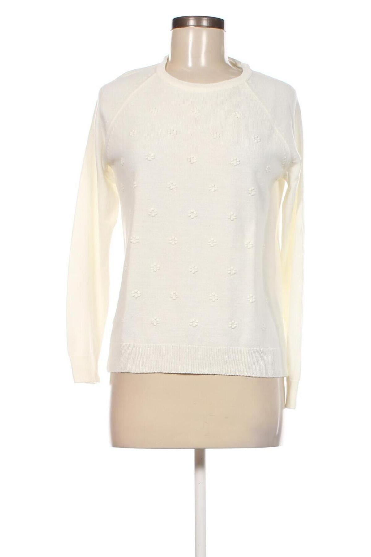 Дамски пуловер LC Waikiki, Размер M, Цвят Бял, Цена 26,30 лв.