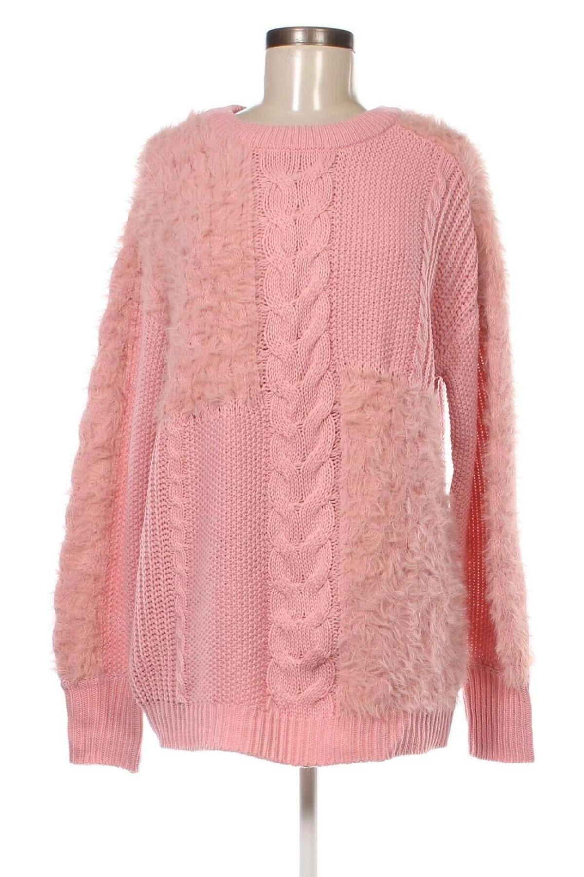 Damenpullover Laura Torelli, Größe M, Farbe Rosa, Preis € 4,84