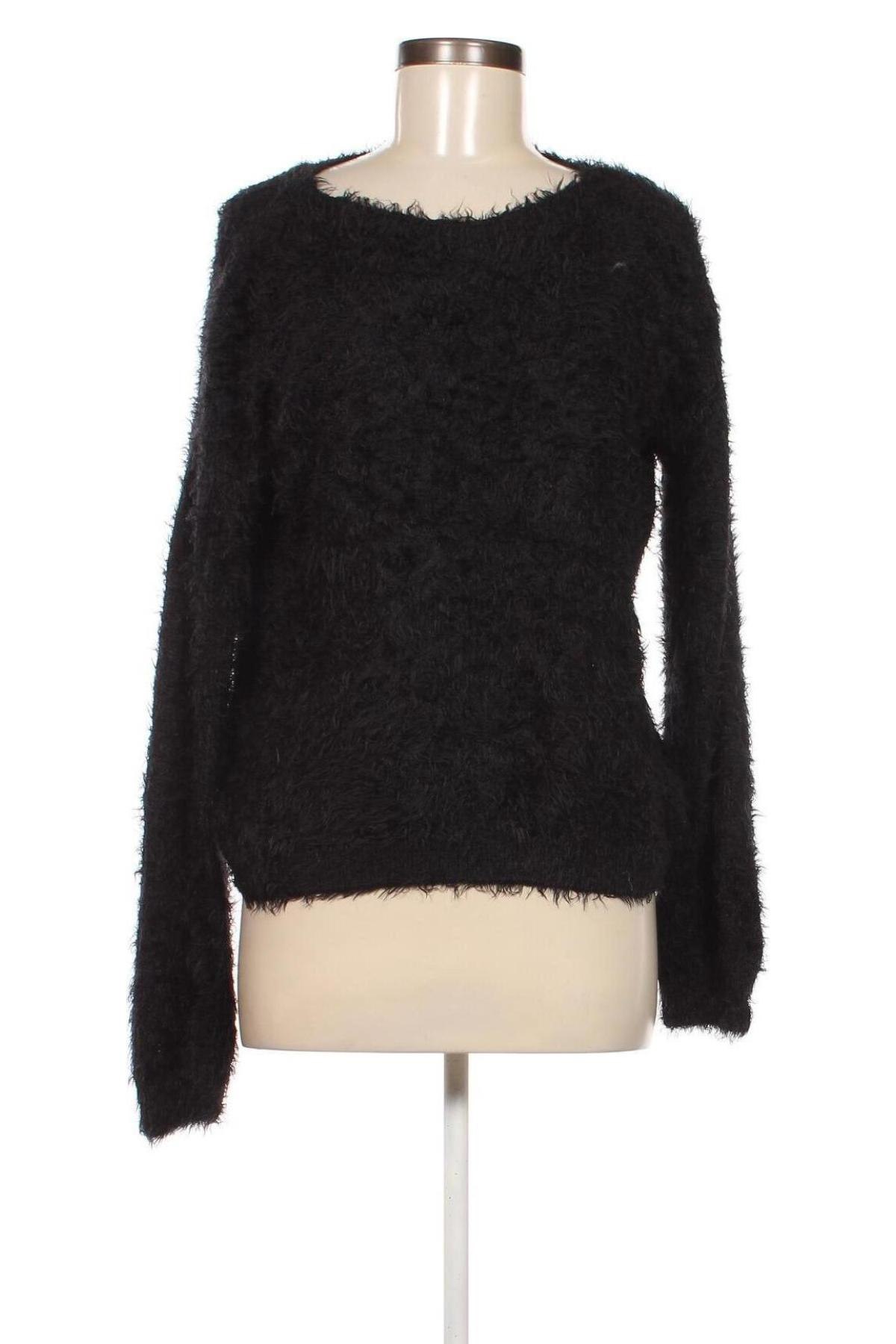 Дамски пуловер Laura Torelli, Размер M, Цвят Черен, Цена 11,60 лв.