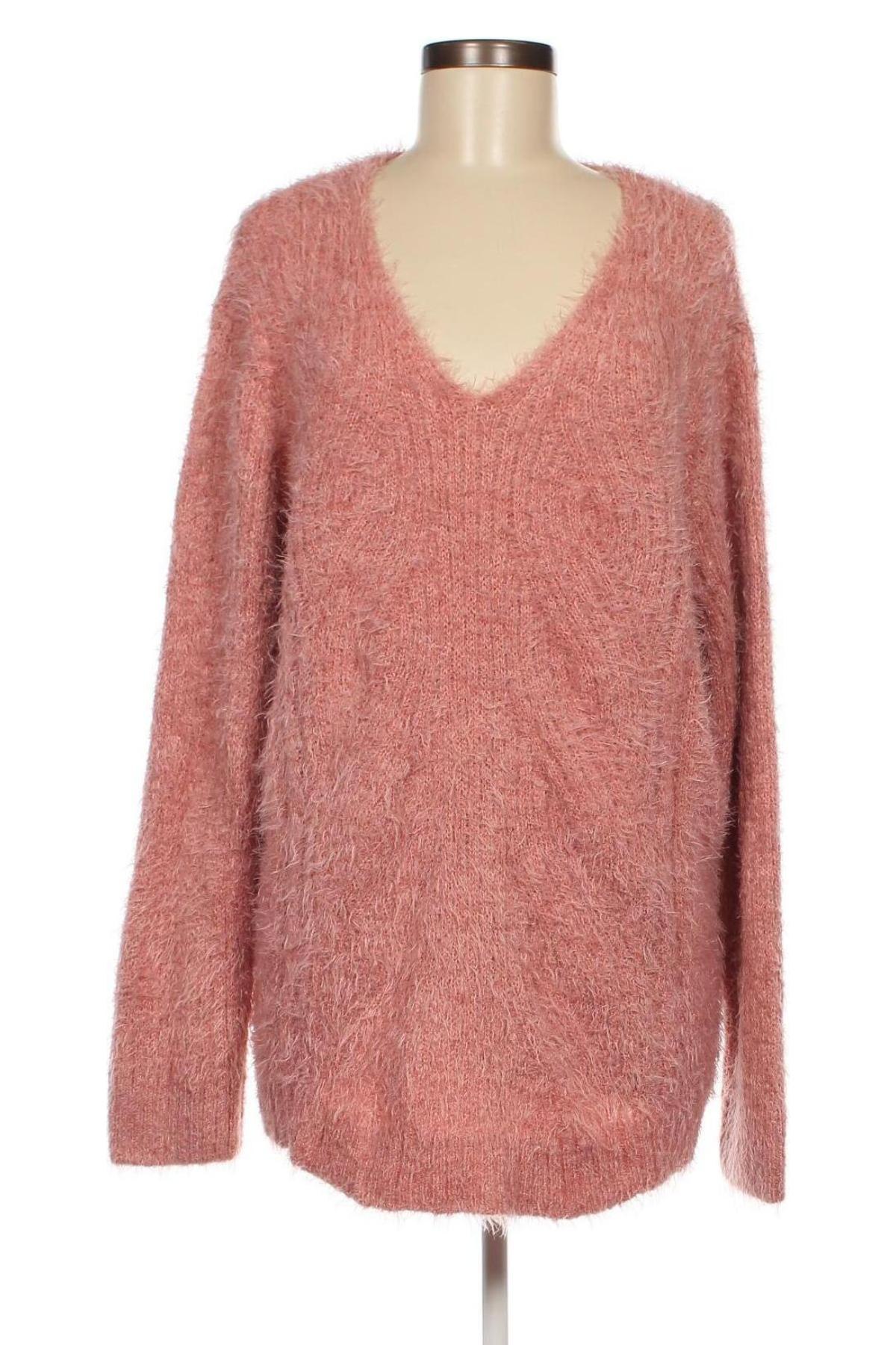 Pulover de femei Laura Torelli, Mărime XL, Culoare Roz, Preț 35,29 Lei
