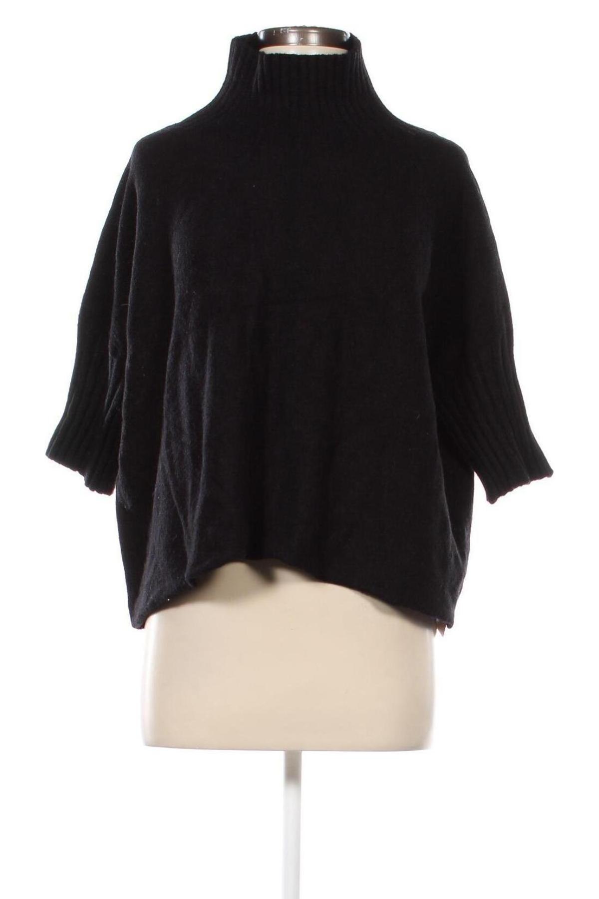 Дамски пуловер Made In Italy, Размер M, Цвят Черен, Цена 5,51 лв.