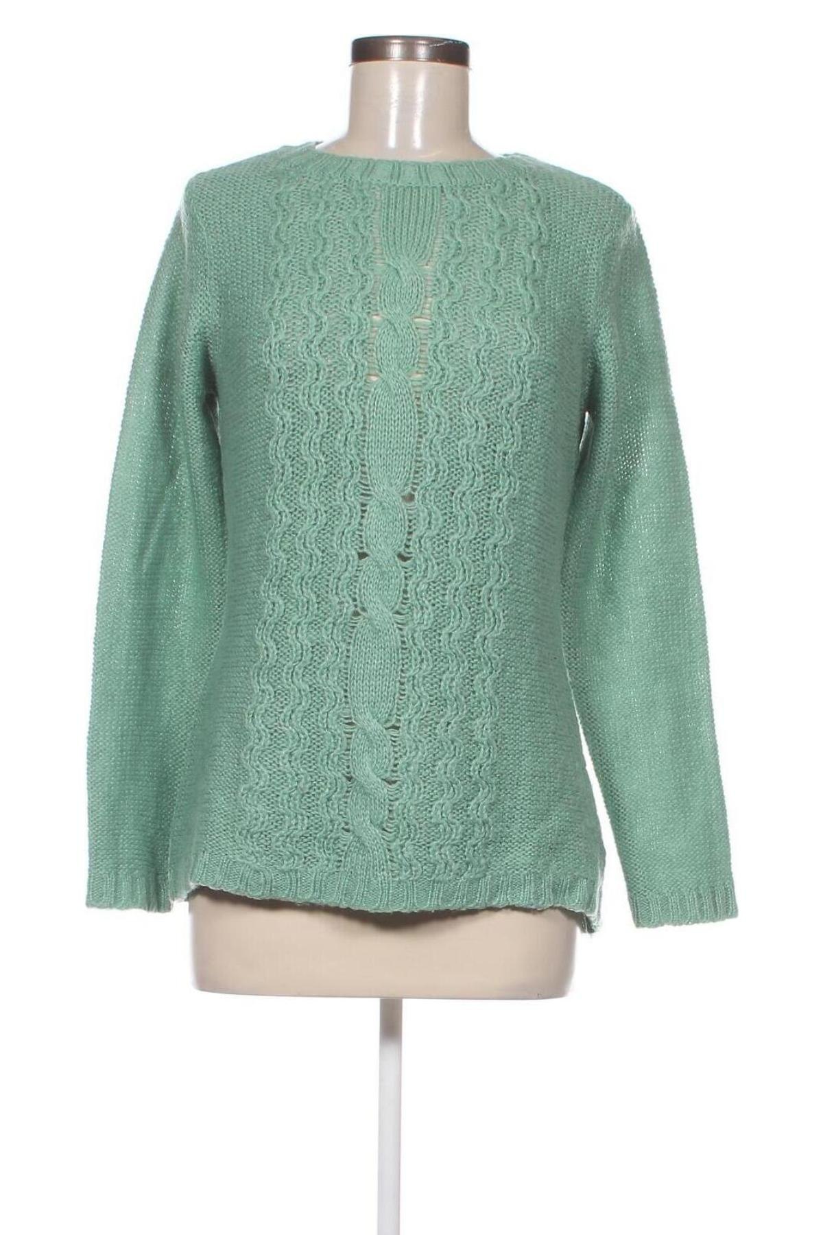 Γυναικείο πουλόβερ Mana, Μέγεθος M, Χρώμα Πράσινο, Τιμή 4,49 €