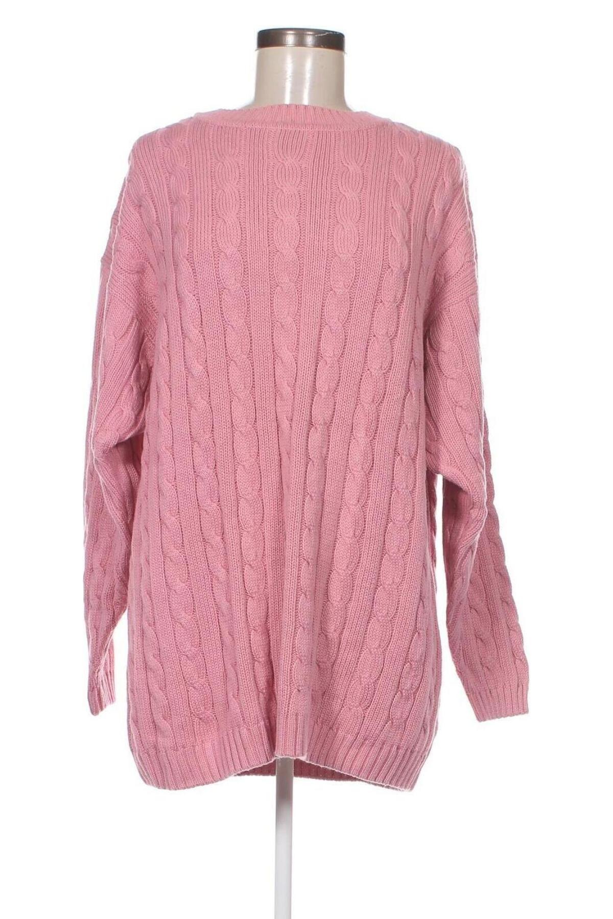 Дамски пуловер Marco Pecci, Размер XL, Цвят Розов, Цена 10,73 лв.