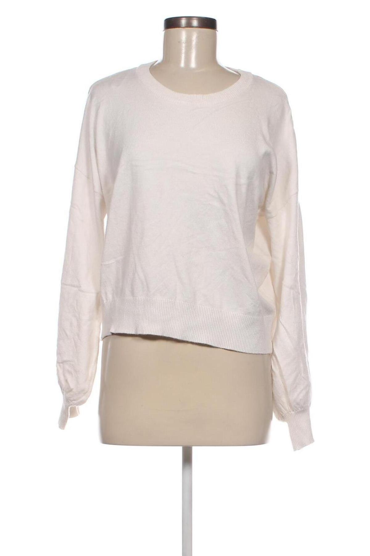 Дамски пуловер Monki, Размер L, Цвят Бял, Цена 7,00 лв.