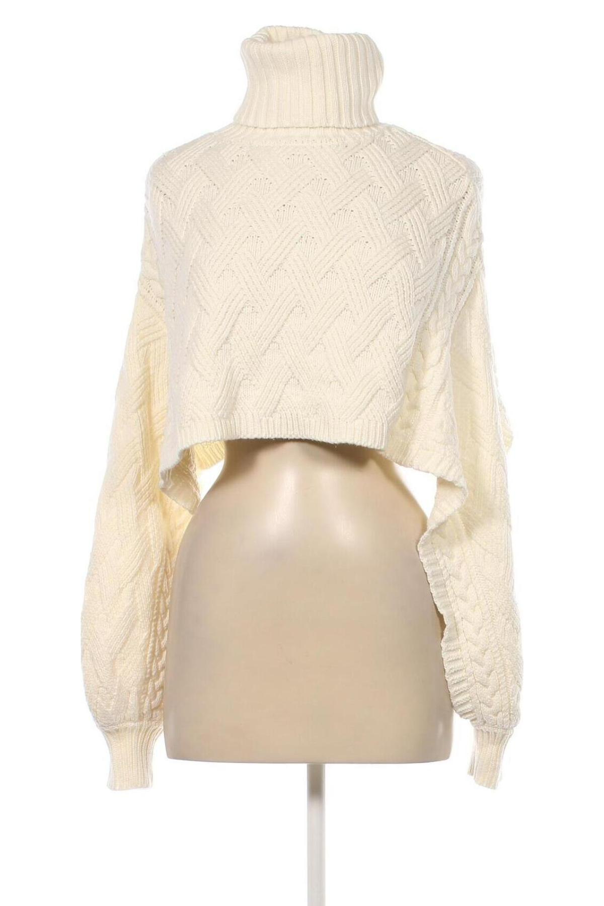 Γυναικείο πουλόβερ NA-KD, Μέγεθος XS, Χρώμα Εκρού, Τιμή 8,37 €