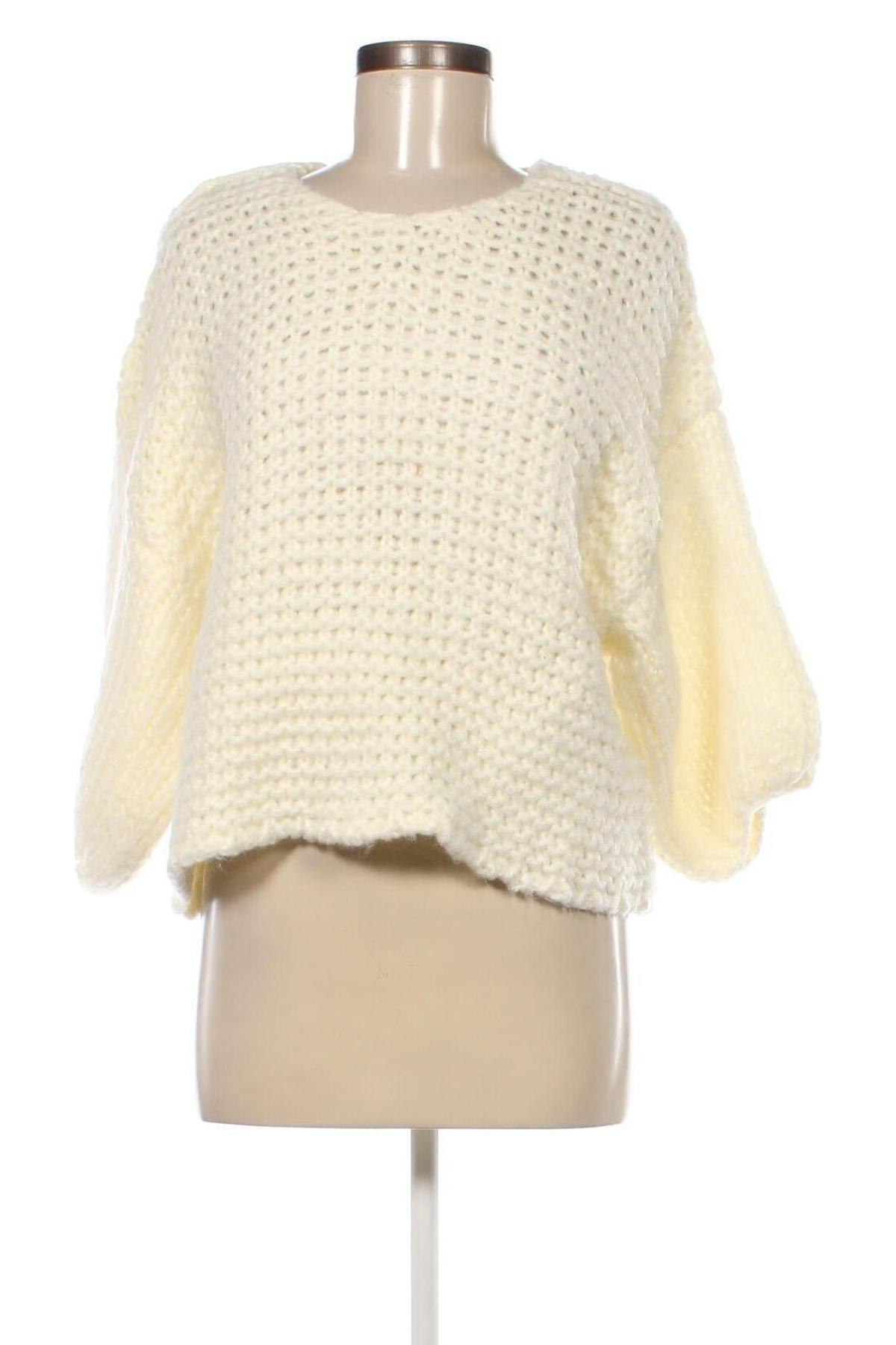 Γυναικείο πουλόβερ NA-KD, Μέγεθος S, Χρώμα Εκρού, Τιμή 8,63 €