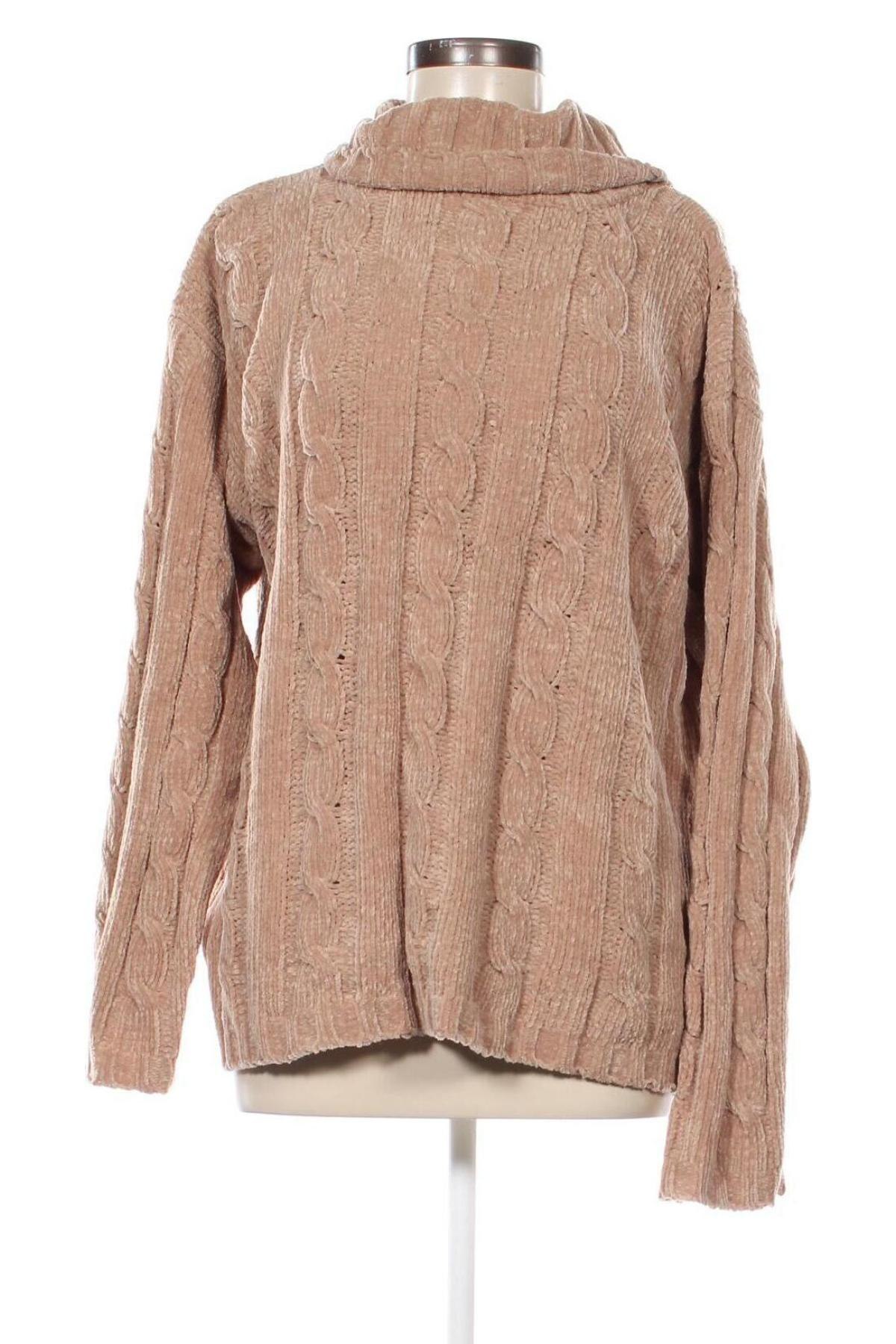 Дамски пуловер Nicole, Размер L, Цвят Кафяв, Цена 8,41 лв.
