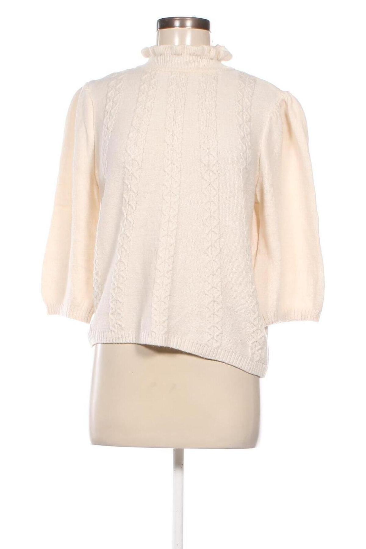 Γυναικείο πουλόβερ ONLY, Μέγεθος M, Χρώμα Εκρού, Τιμή 6,68 €