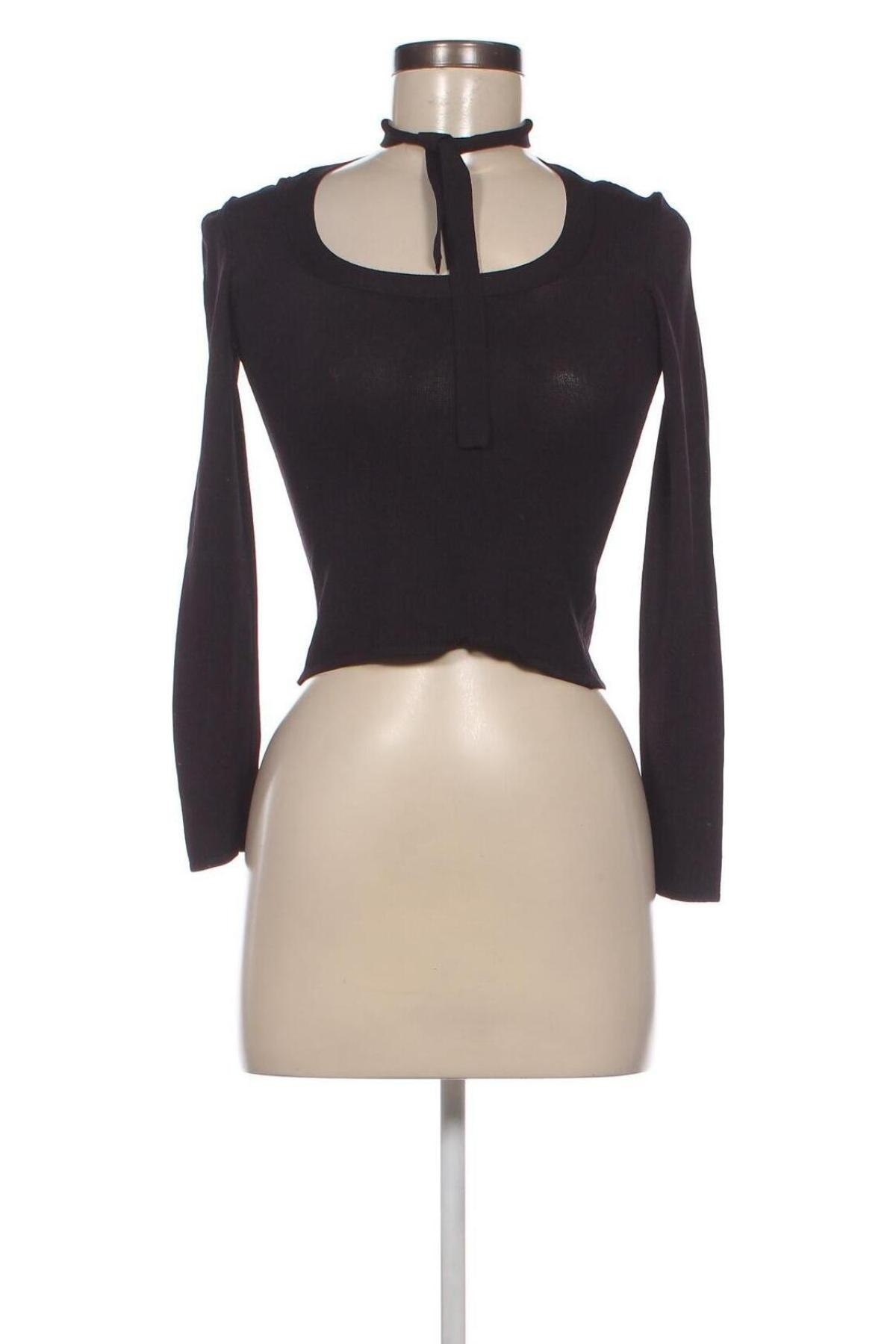 Дамски пуловер Paule Ka, Размер S, Цвят Черен, Цена 216,92 лв.