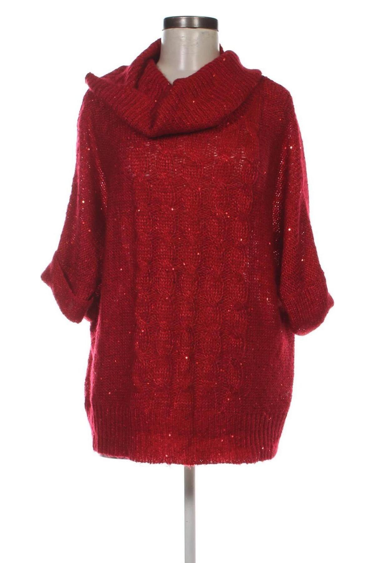Дамски пуловер Preswick & Moore, Размер L, Цвят Червен, Цена 9,57 лв.