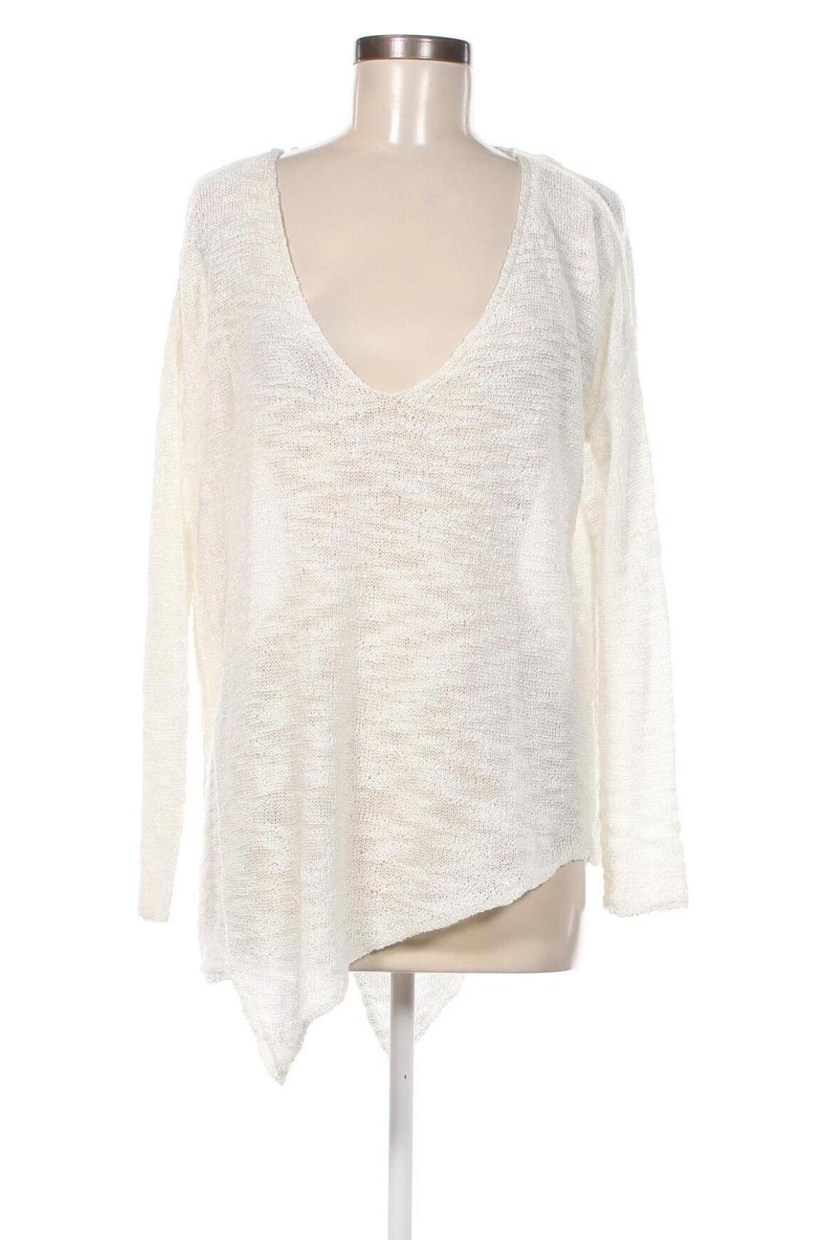 Γυναικείο πουλόβερ Pull&Bear, Μέγεθος S, Χρώμα Λευκό, Τιμή 16,24 €