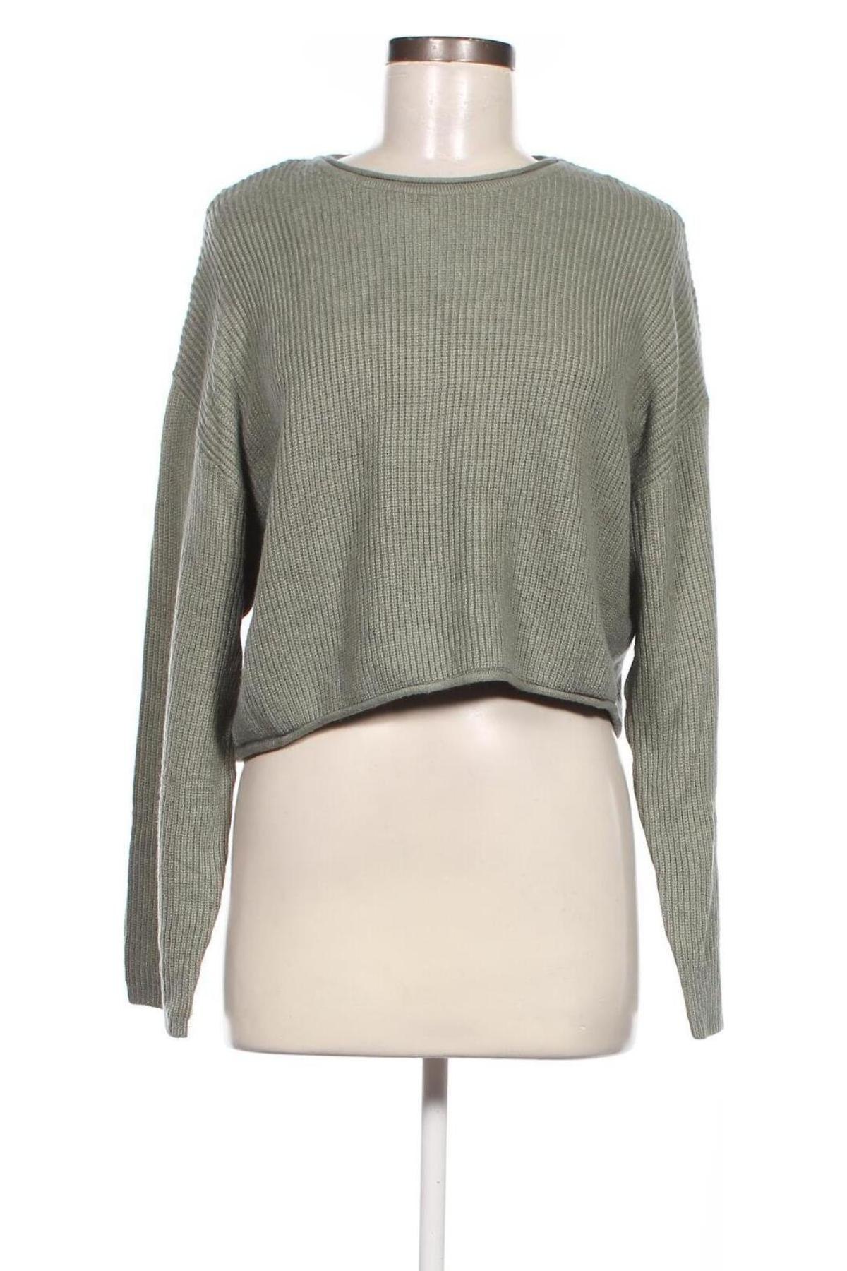 Γυναικείο πουλόβερ Pull&Bear, Μέγεθος S, Χρώμα Πράσινο, Τιμή 5,92 €