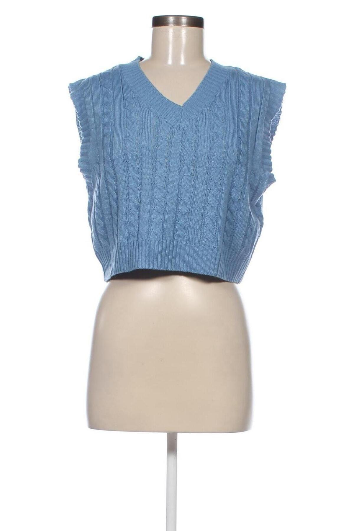 Дамски пуловер SHEIN, Размер L, Цвят Син, Цена 5,80 лв.