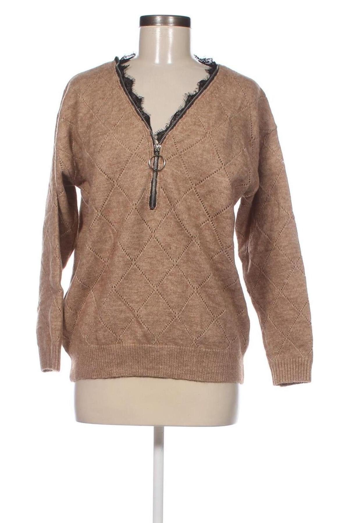 Γυναικείο πουλόβερ Sheilay, Μέγεθος L, Χρώμα Καφέ, Τιμή 5,92 €
