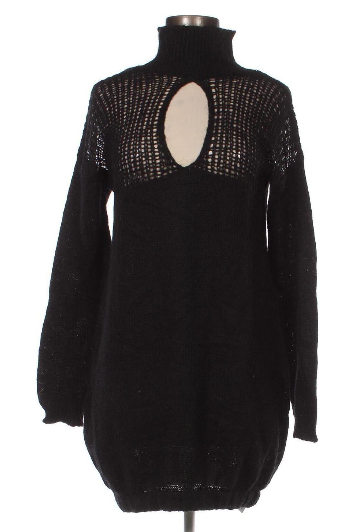 Дамски пуловер Sisley, Размер M, Цвят Черен, Цена 22,94 лв.