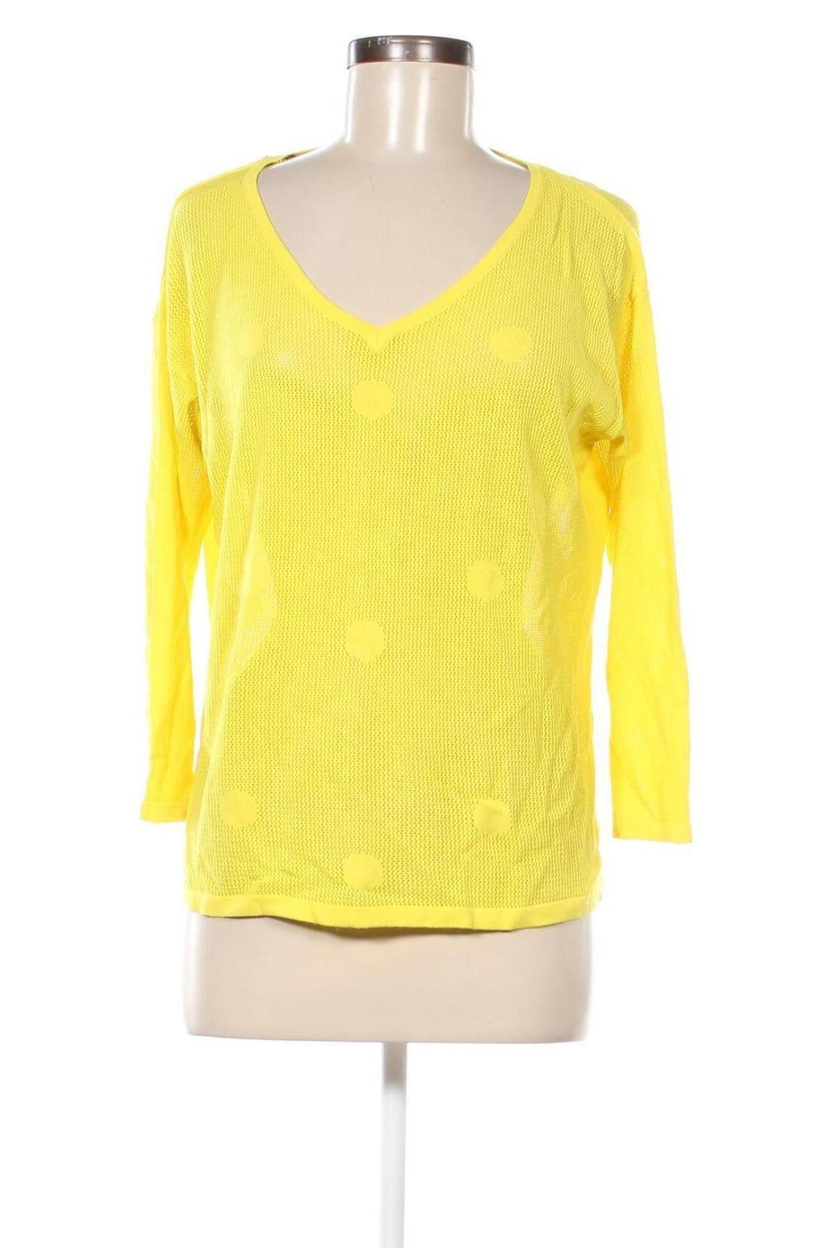 Дамски пуловер Street One, Размер M, Цвят Жълт, Цена 6,15 лв.