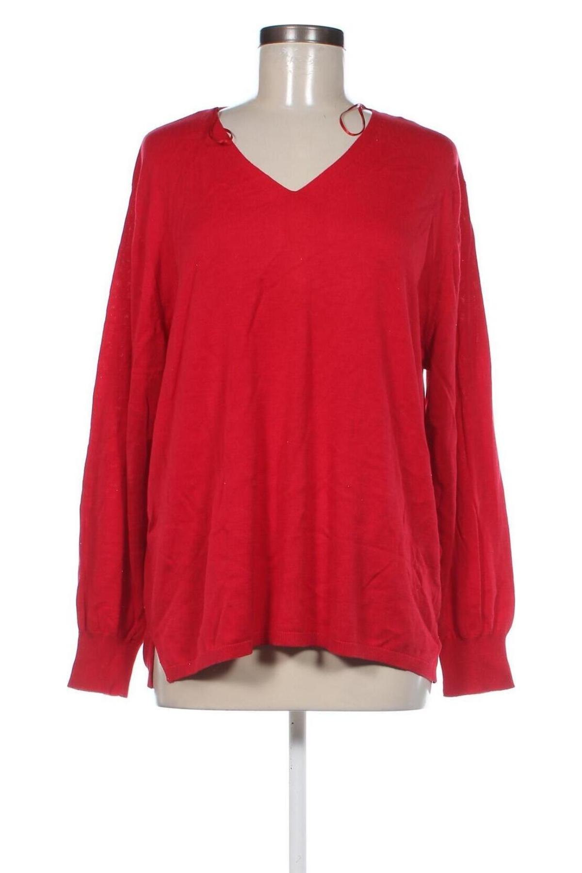 Дамски пуловер Street One, Размер XL, Цвят Червен, Цена 8,20 лв.