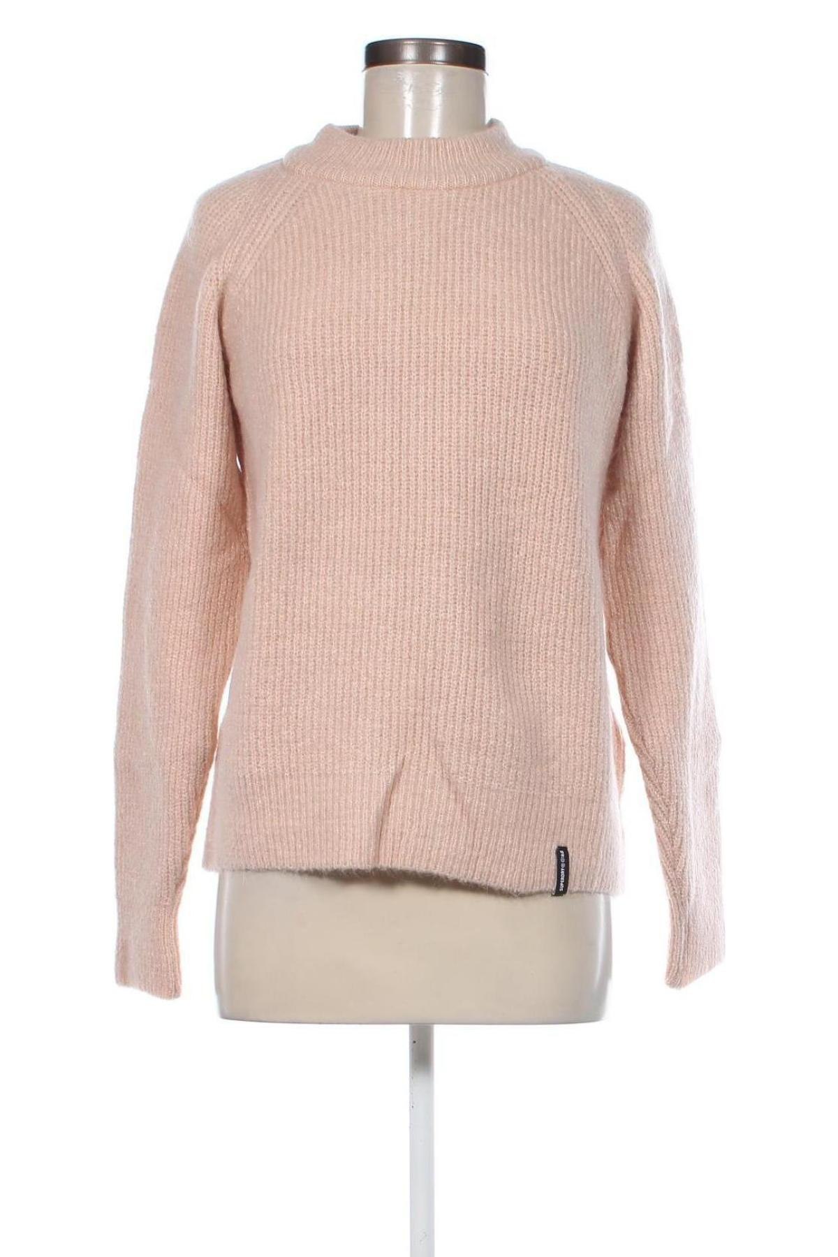 Дамски пуловер Superdry, Размер S, Цвят Розов, Цена 37,10 лв.