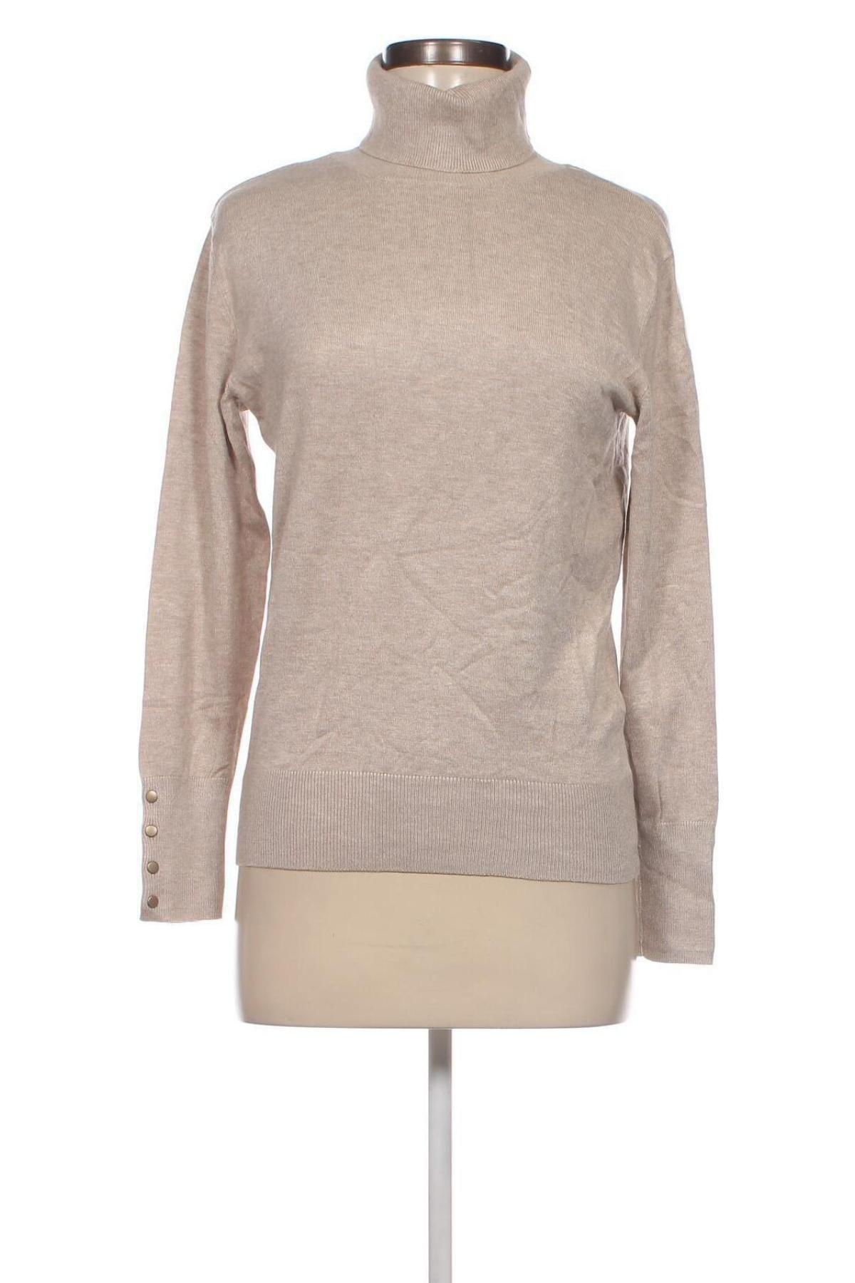 Γυναικείο πουλόβερ Takko Fashion, Μέγεθος L, Χρώμα  Μπέζ, Τιμή 5,92 €