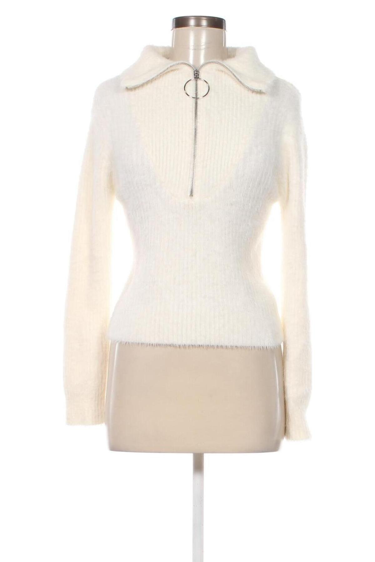Γυναικείο πουλόβερ Tally Weijl, Μέγεθος L, Χρώμα Λευκό, Τιμή 12,46 €