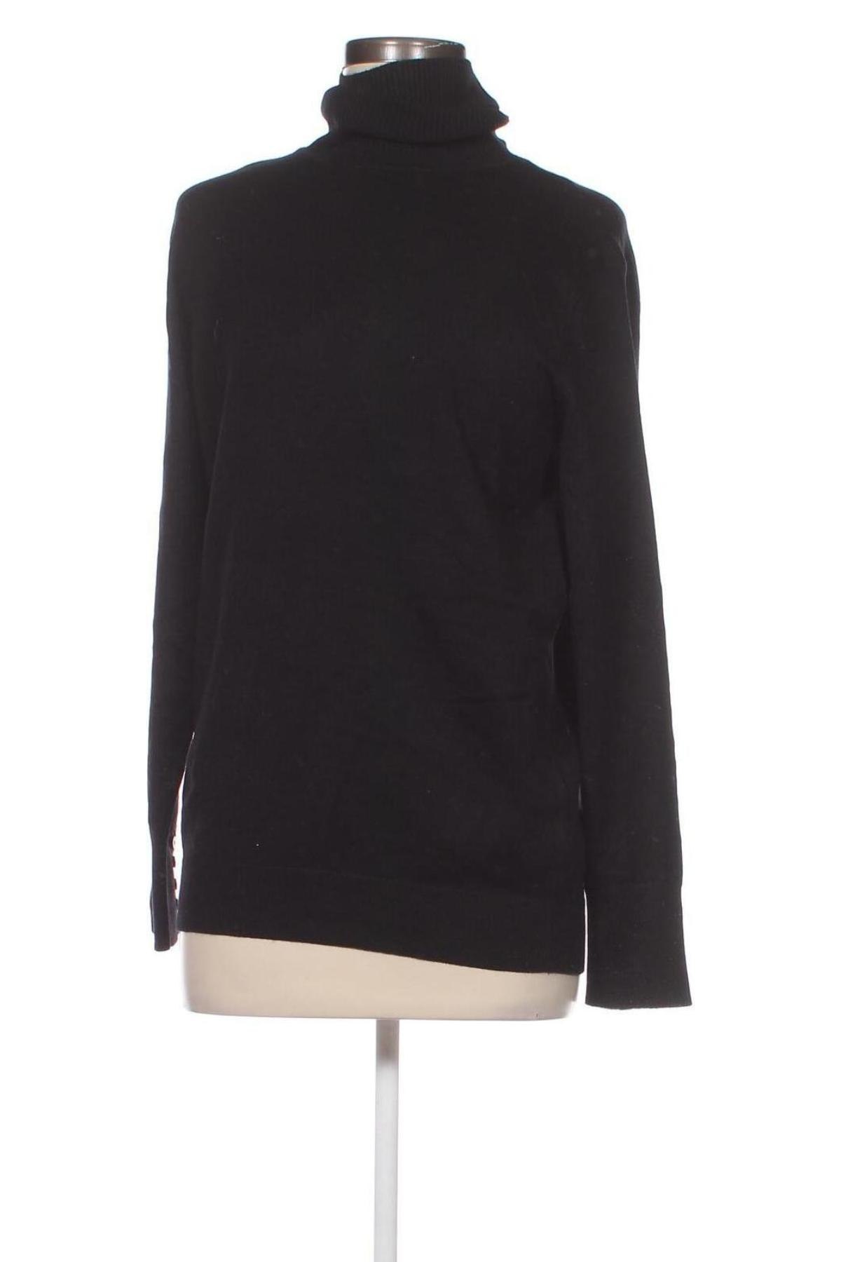 Дамски пуловер Think Positive, Размер L, Цвят Черен, Цена 8,41 лв.