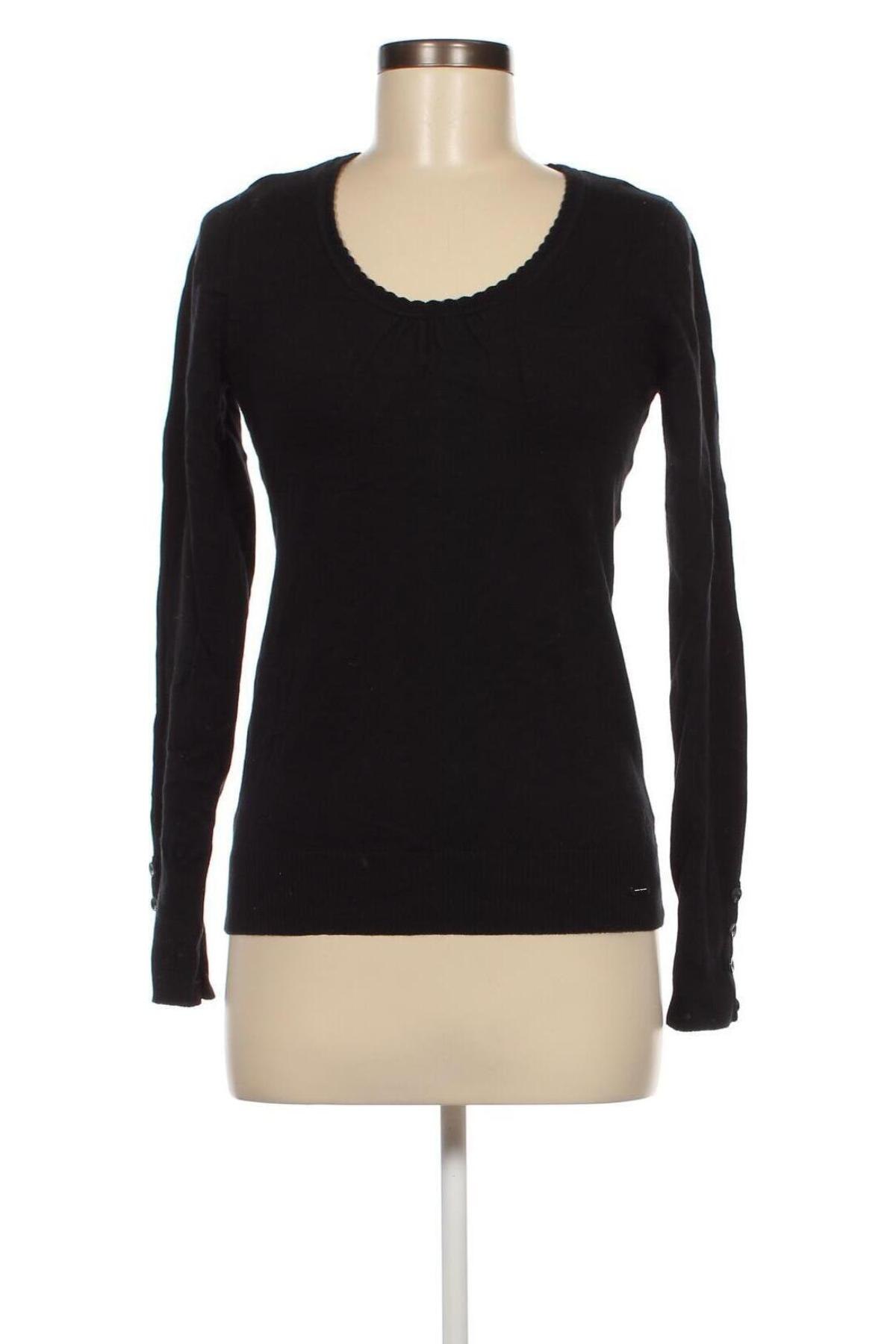 Дамски пуловер Tom Tailor, Размер S, Цвят Черен, Цена 8,20 лв.