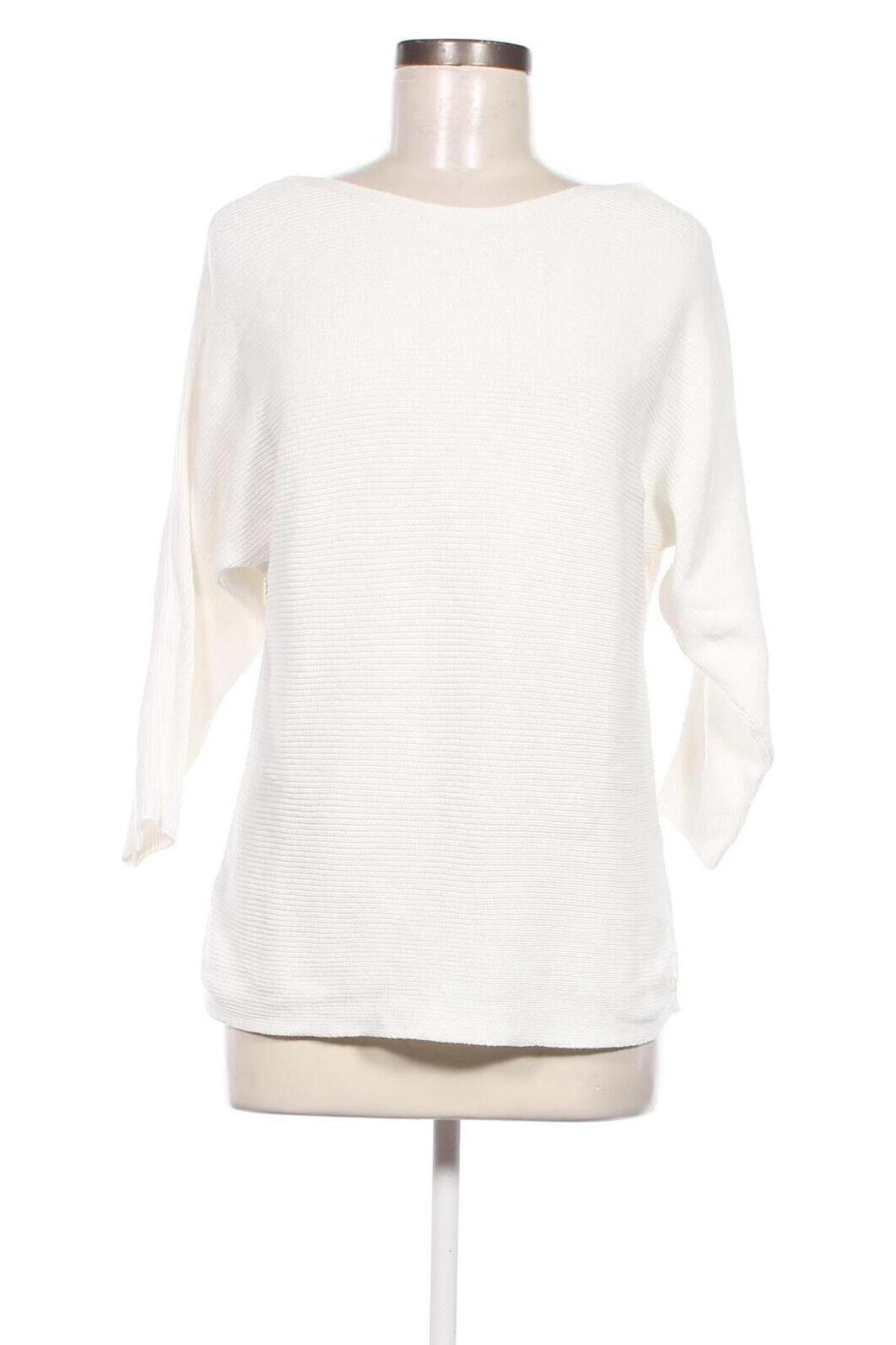 Дамски пуловер Tom Tailor, Размер S, Цвят Бял, Цена 26,69 лв.