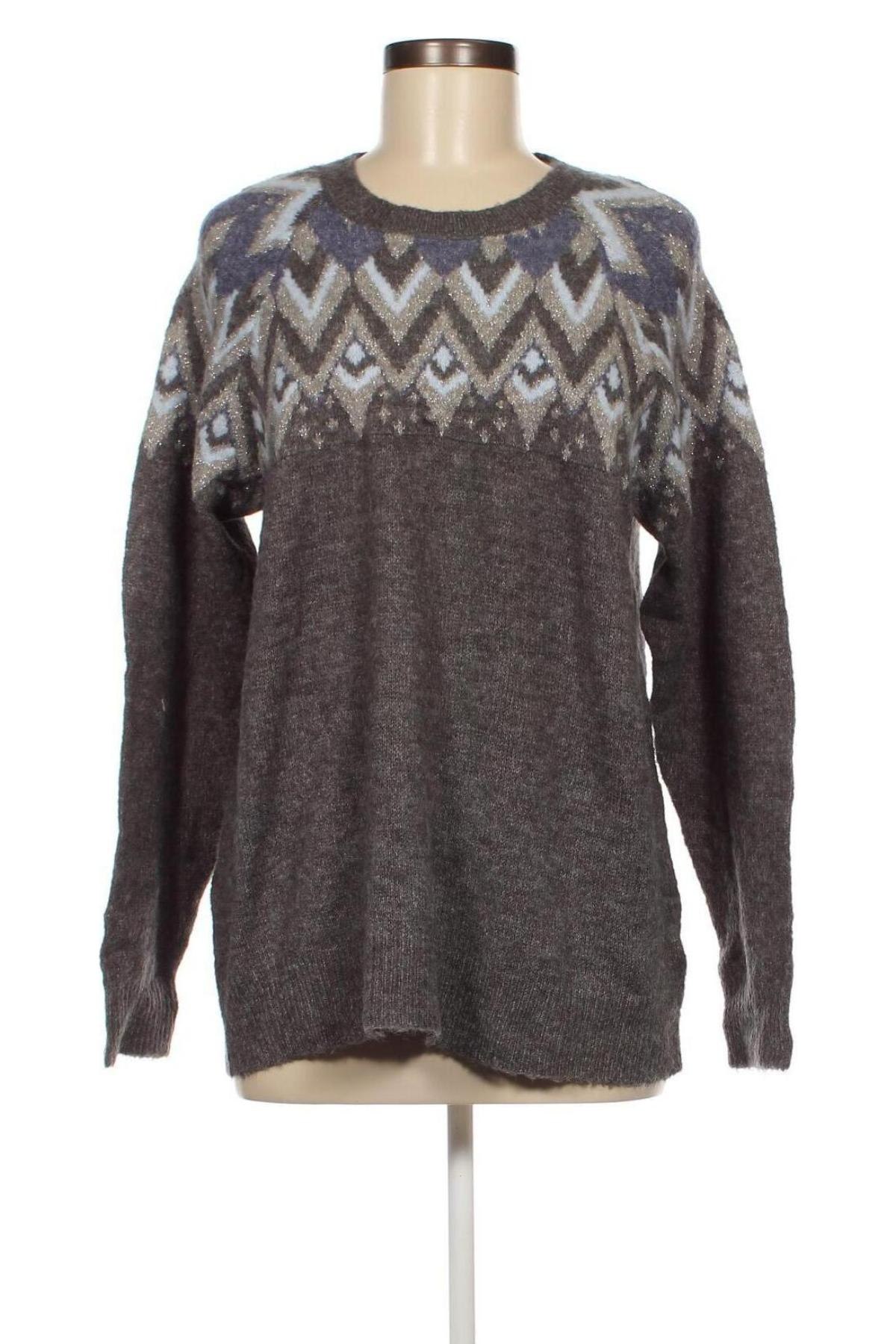 Γυναικείο πουλόβερ VRS Woman, Μέγεθος XL, Χρώμα Γκρί, Τιμή 7,18 €