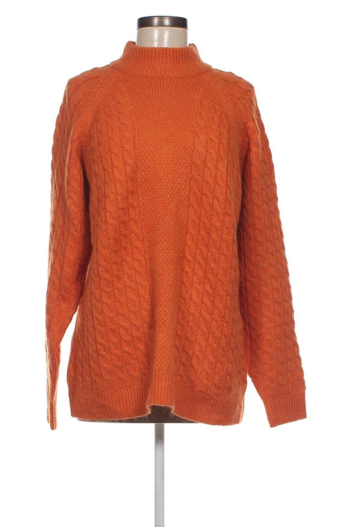 Дамски пуловер Vero Moda, Размер L, Цвят Оранжев, Цена 27,00 лв.