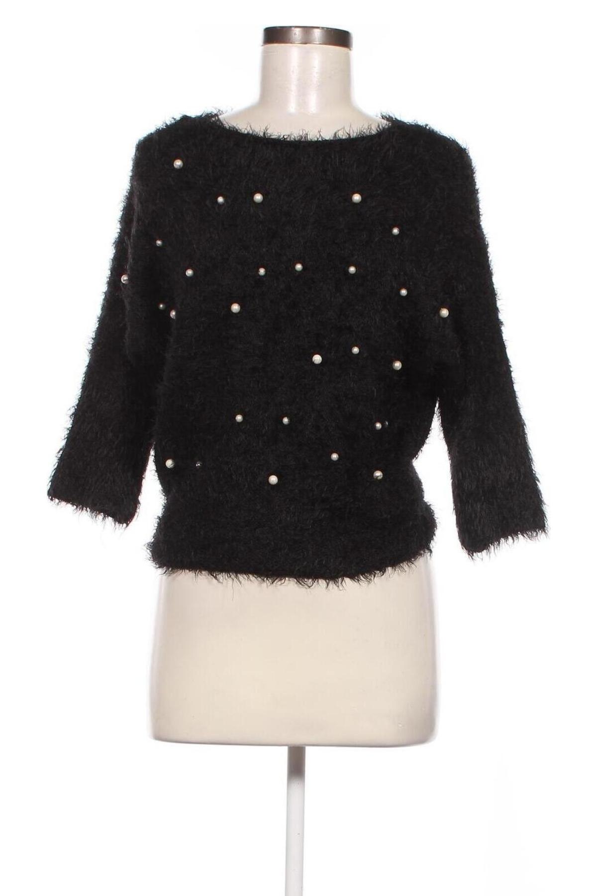 Дамски пуловер Viva, Размер M, Цвят Черен, Цена 11,60 лв.