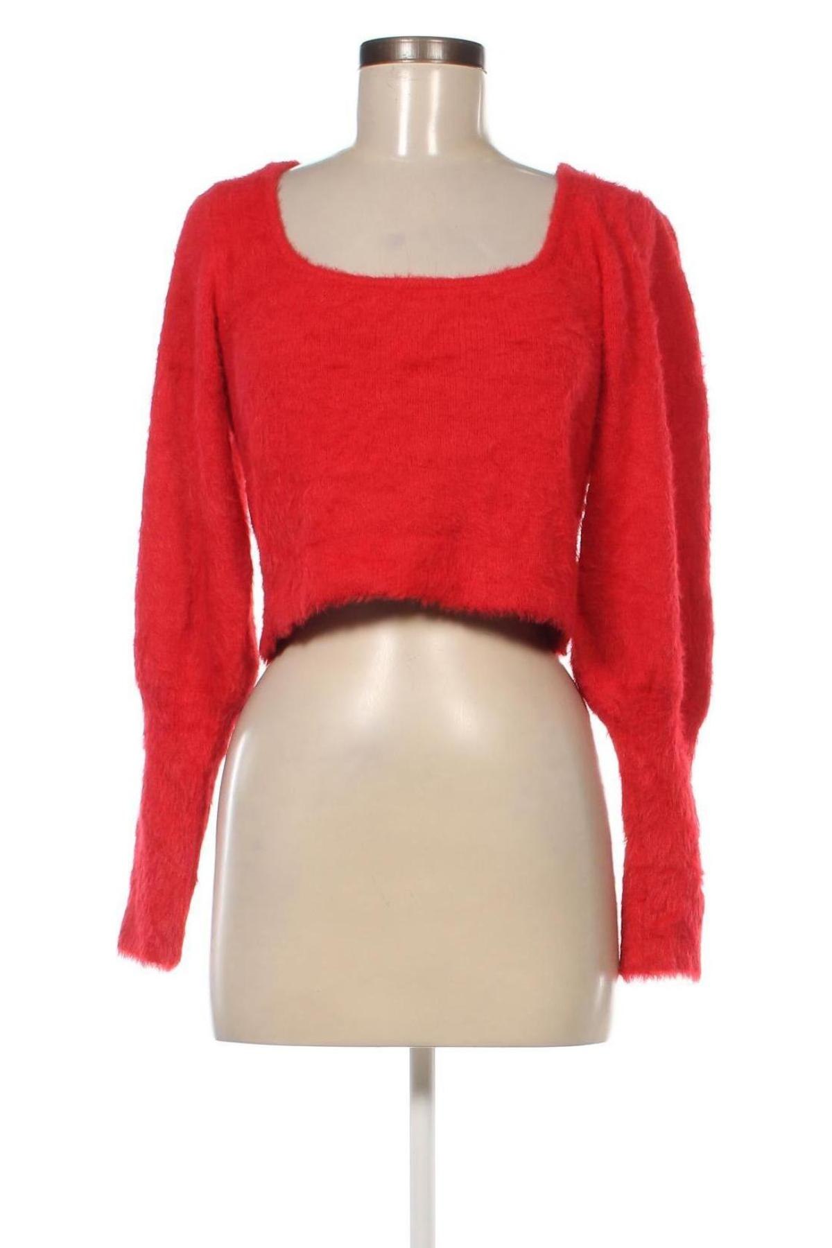 Damenpullover Zara, Größe L, Farbe Rot, Preis 5,82 €