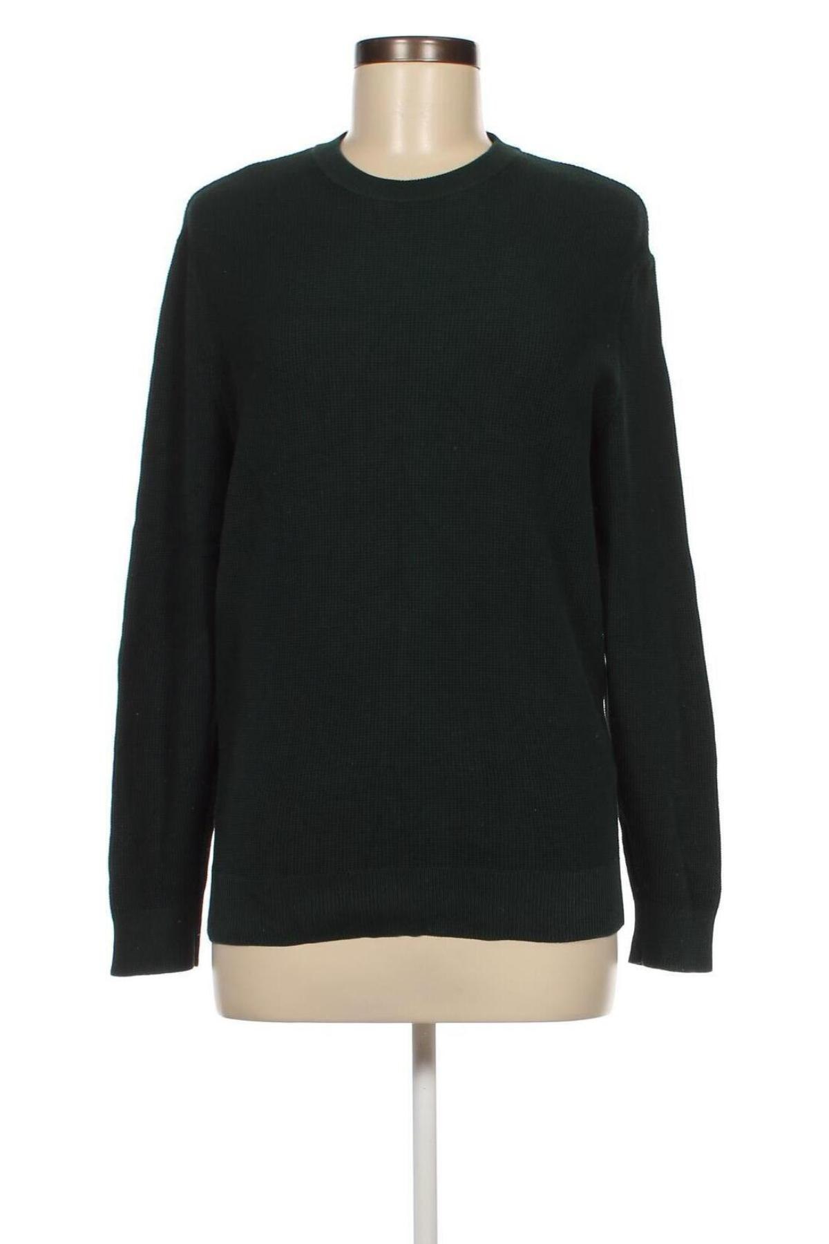Дамски пуловер Zara, Размер S, Цвят Зелен, Цена 7,56 лв.
