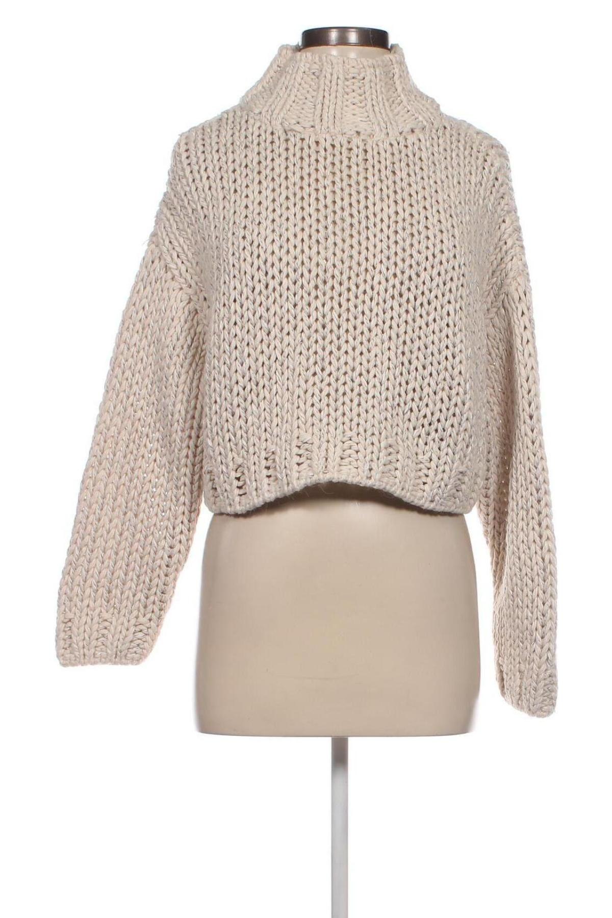 Damenpullover Zara Knitwear, Größe M, Farbe Beige, Preis € 7,20