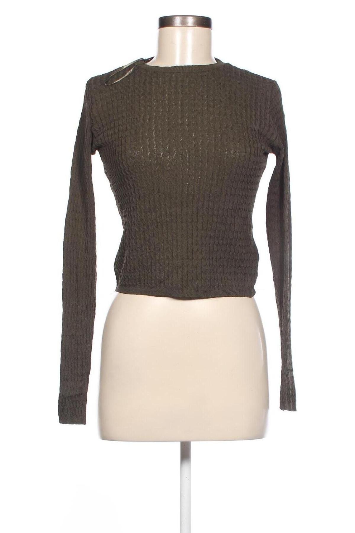 Γυναικείο πουλόβερ Zara Knitwear, Μέγεθος M, Χρώμα Πράσινο, Τιμή 4,01 €