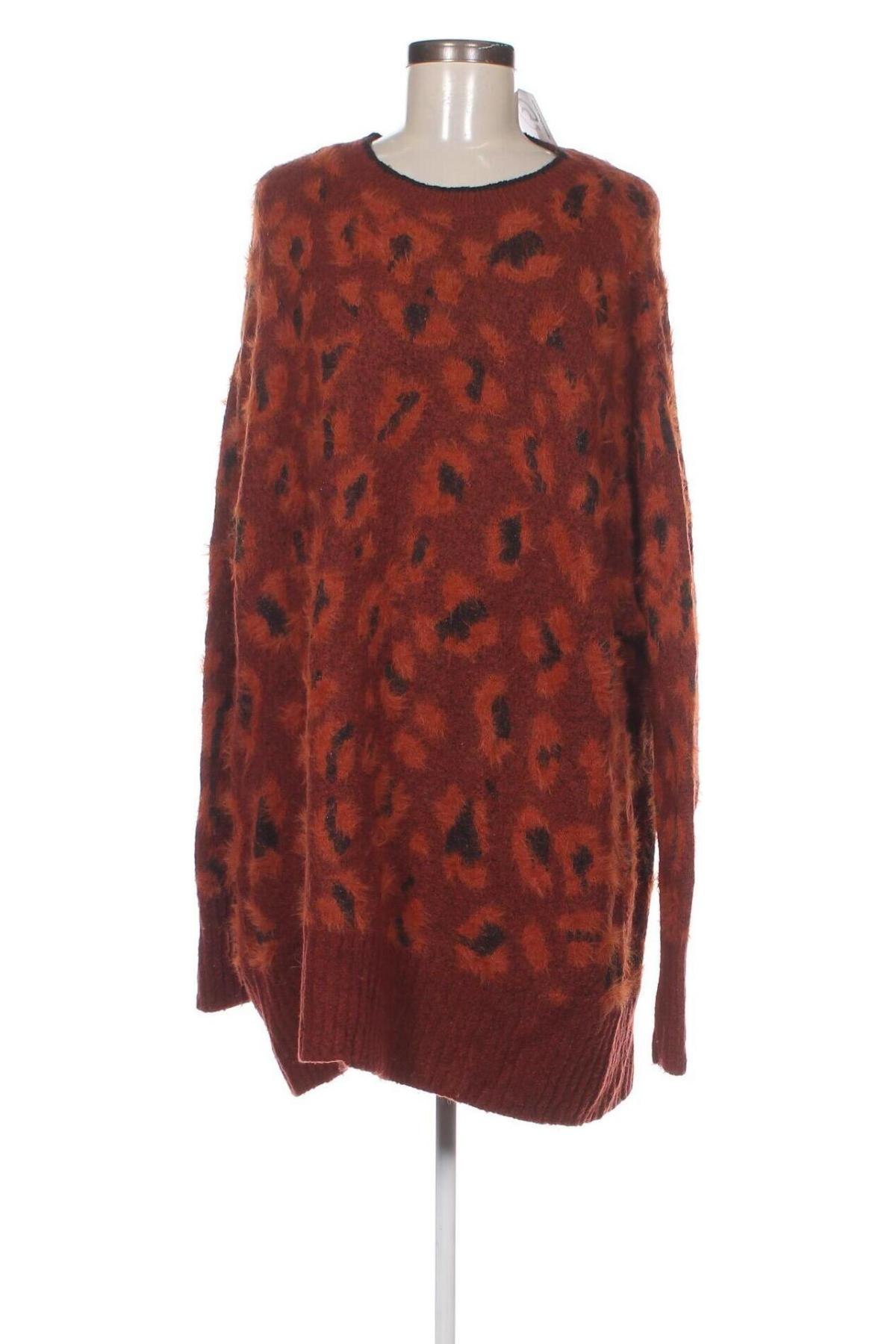 Dámský svetr Zara Knitwear, Velikost M, Barva Hnědá, Cena  133,00 Kč