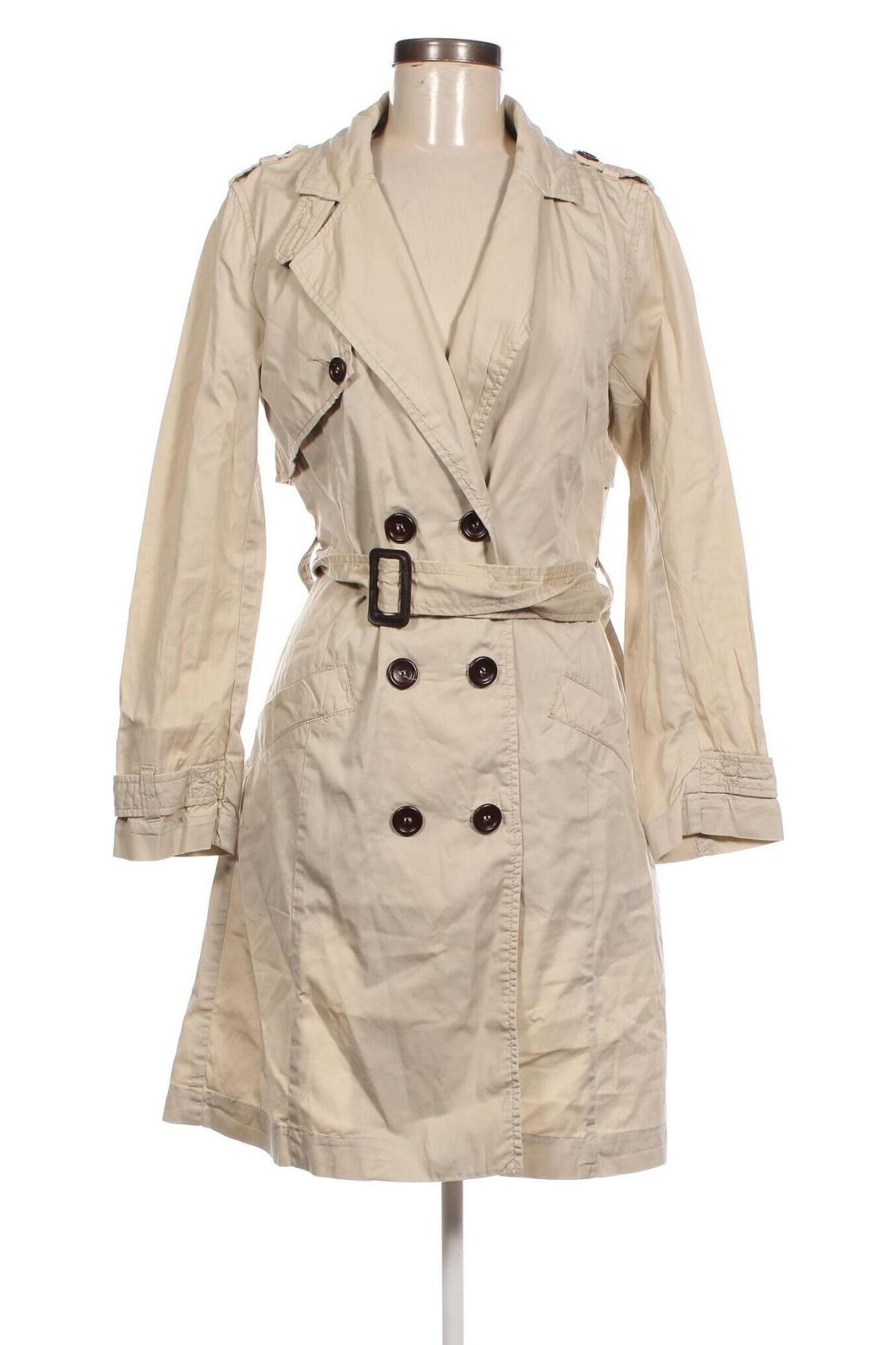 Damen Trenchcoat H&M, Größe M, Farbe Ecru, Preis 23,02 €