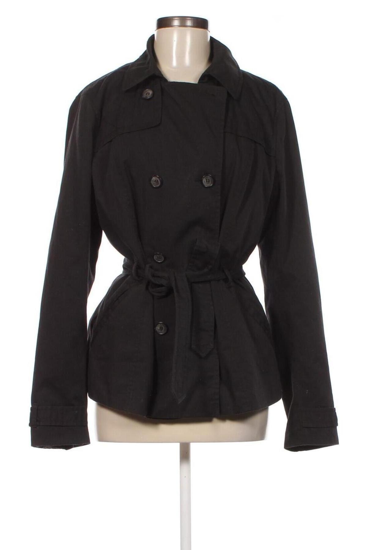 Trench de femei ONLY, Mărime XL, Culoare Negru, Preț 37,96 Lei