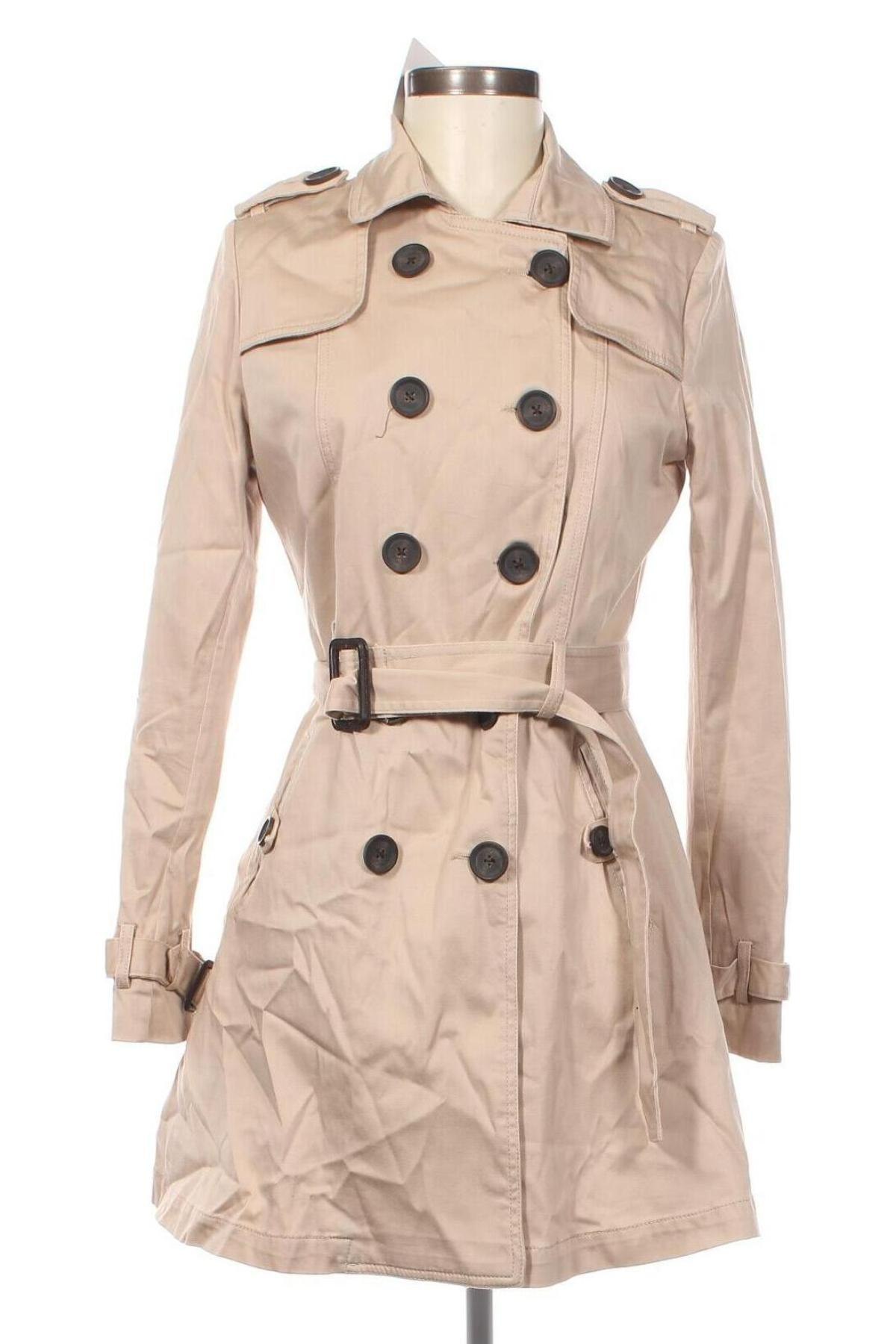 Damen Trench Coat Stradivarius, Größe L, Farbe Beige, Preis € 22,80