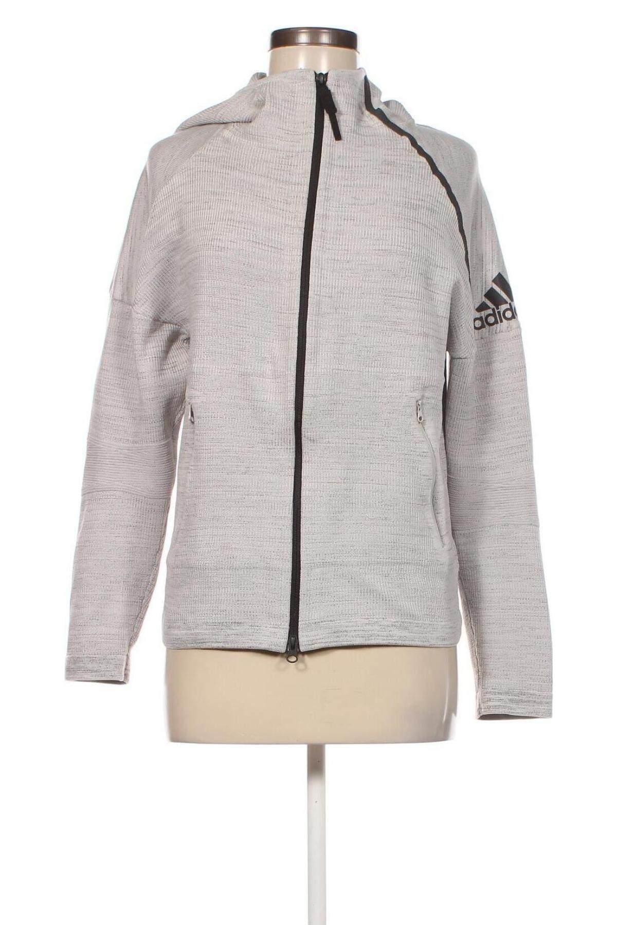 Γυναικείο φούτερ Adidas, Μέγεθος M, Χρώμα Γκρί, Τιμή 64,45 €