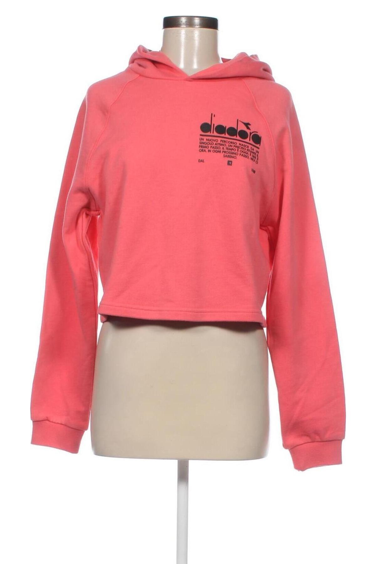 Damen Sweatshirt Diadora, Größe S, Farbe Rosa, Preis 55,67 €