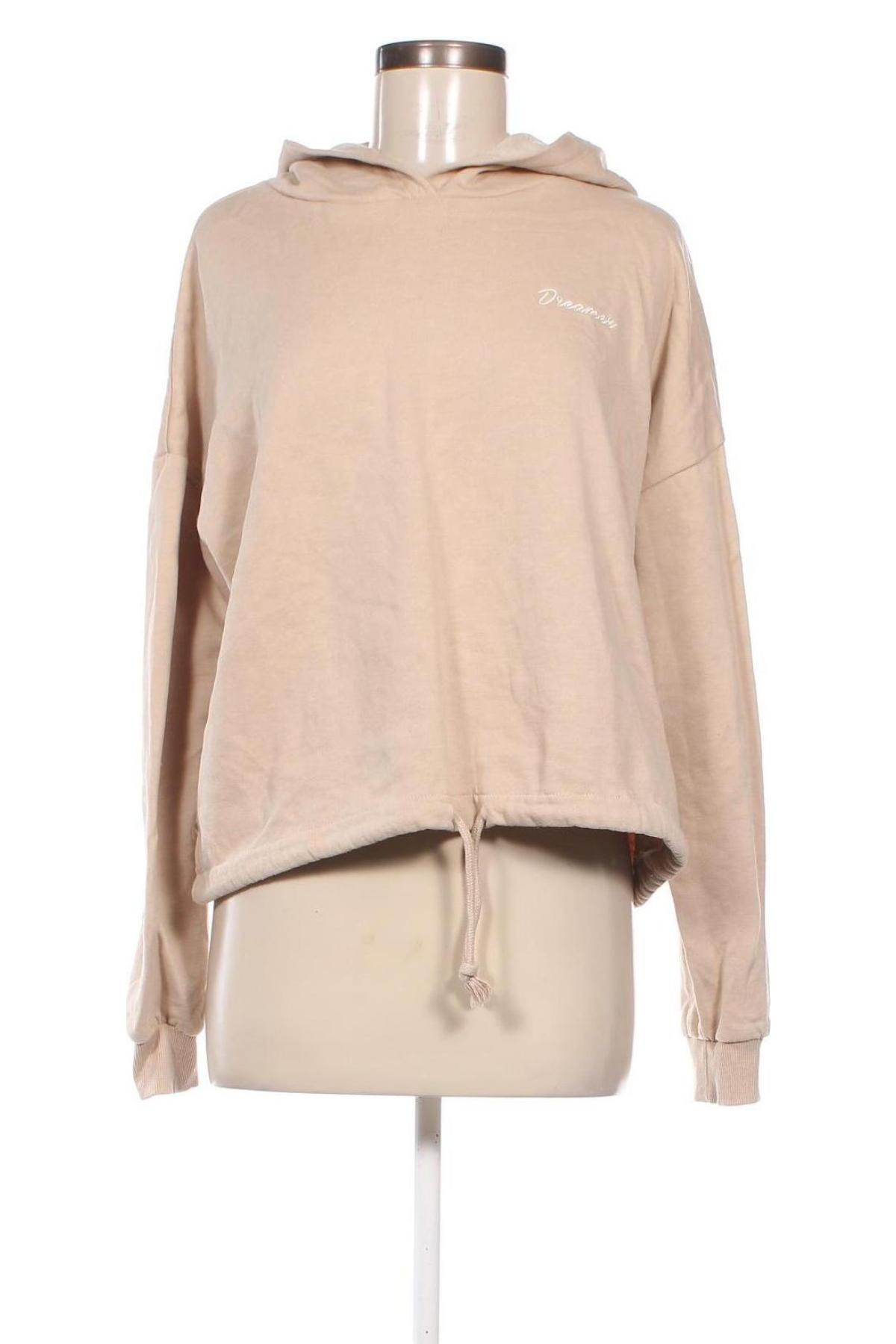 Damen Sweatshirt Gina Tricot, Größe M, Farbe Beige, Preis 6,26 €