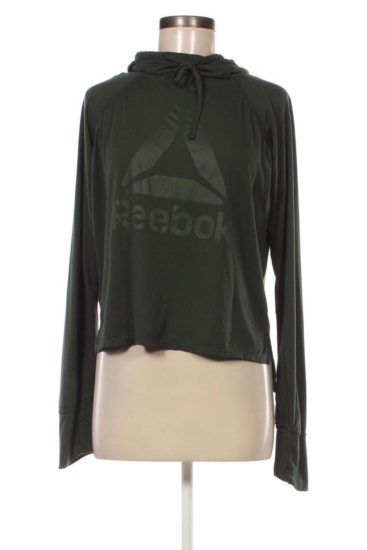 Hanorac de femei Reebok, Mărime S, Culoare Verde, Preț 97,89 Lei