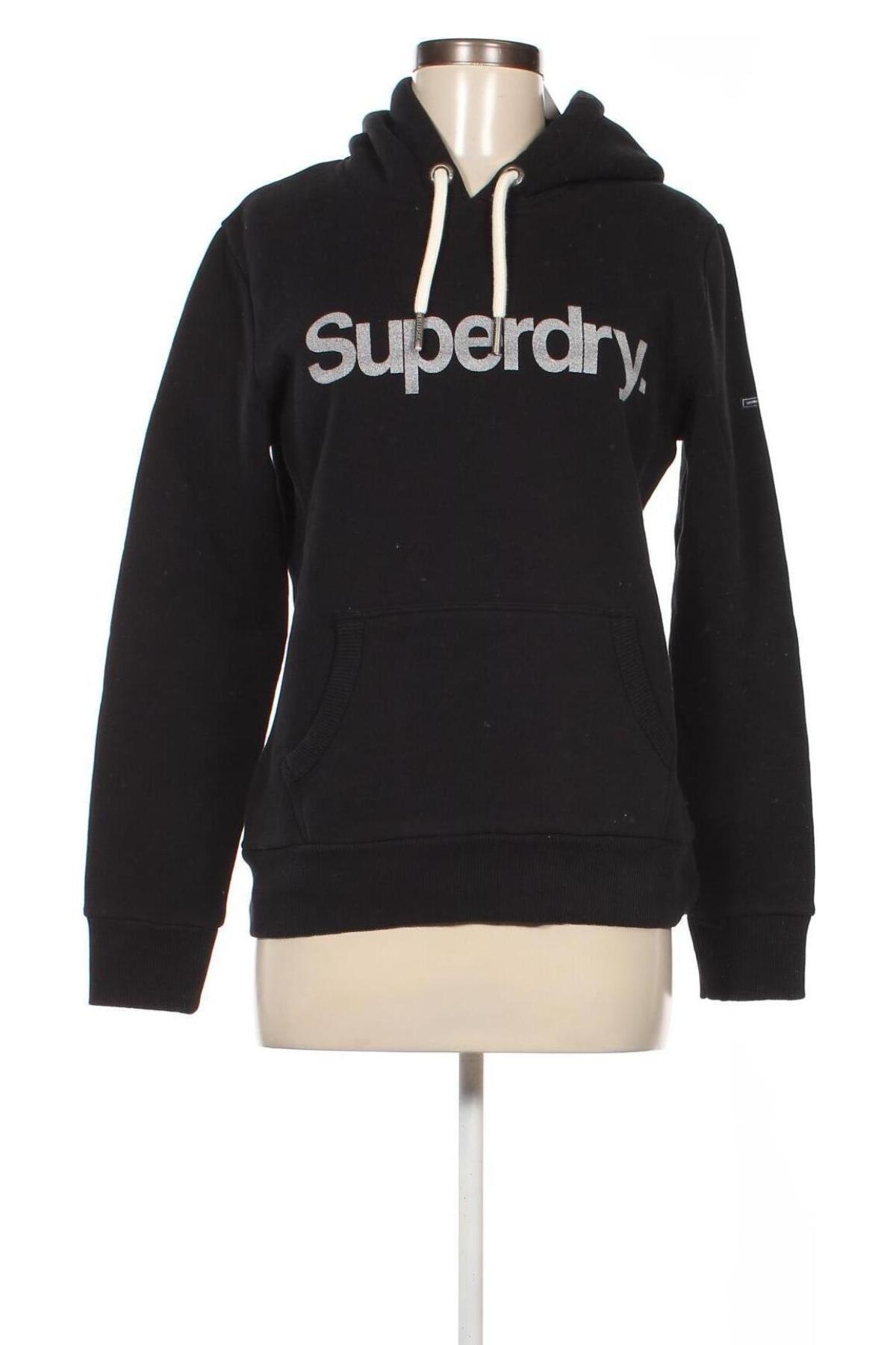 Damen Sweatshirt Superdry, Größe M, Farbe Schwarz, Preis € 21,86