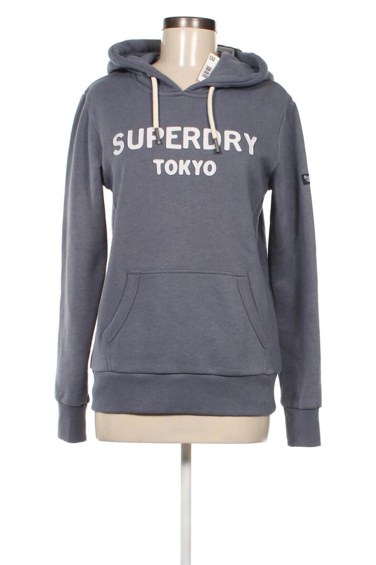 Damen Sweatshirt Superdry, Größe M, Farbe Blau, Preis 18,03 €