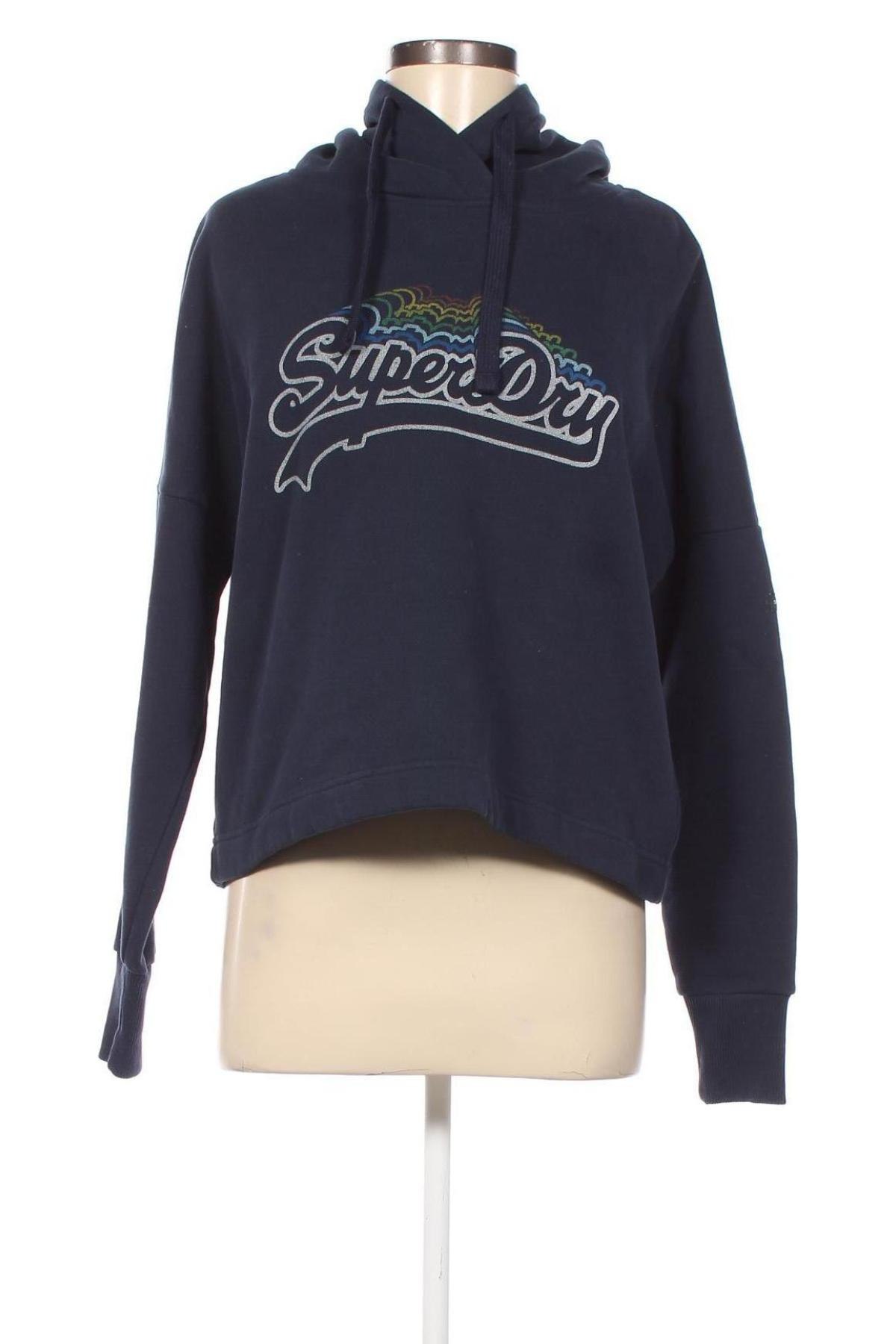 Damen Sweatshirt Superdry, Größe M, Farbe Blau, Preis 21,86 €