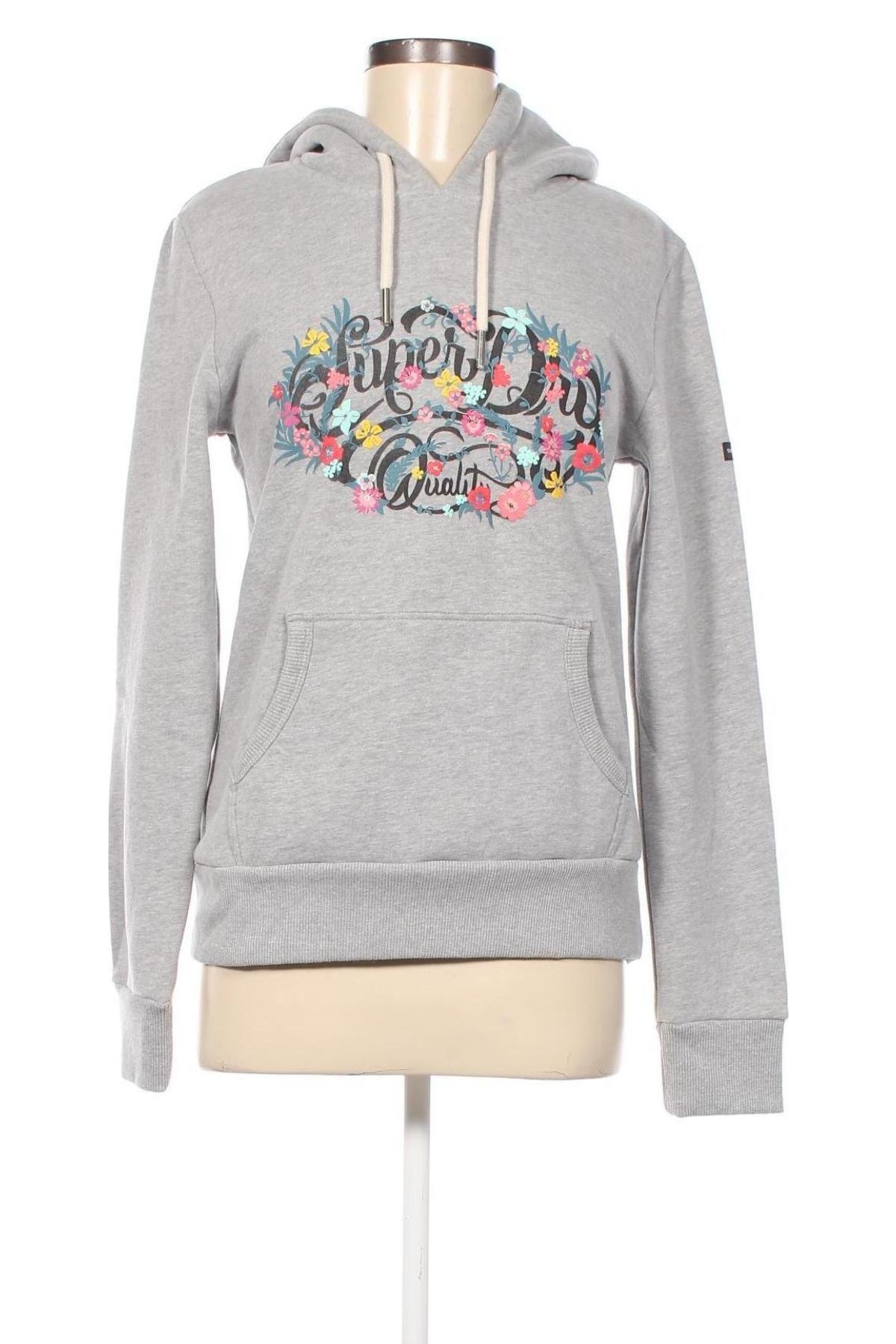 Damen Sweatshirt Superdry, Größe M, Farbe Grau, Preis 32,78 €