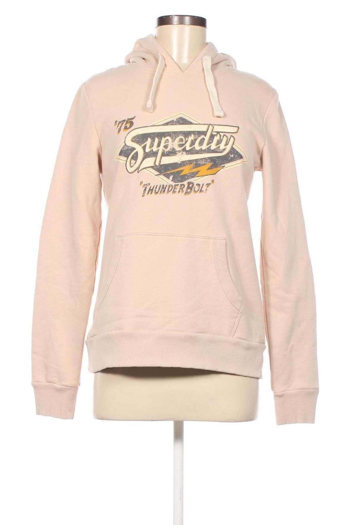 Damen Sweatshirt Superdry, Größe M, Farbe Beige, Preis 21,86 €