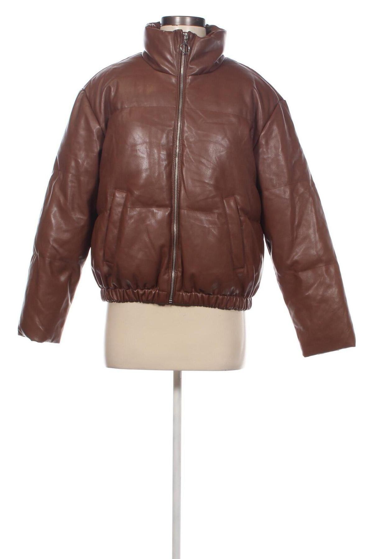 Damen Lederjacke, Größe M, Farbe Braun, Preis € 24,89